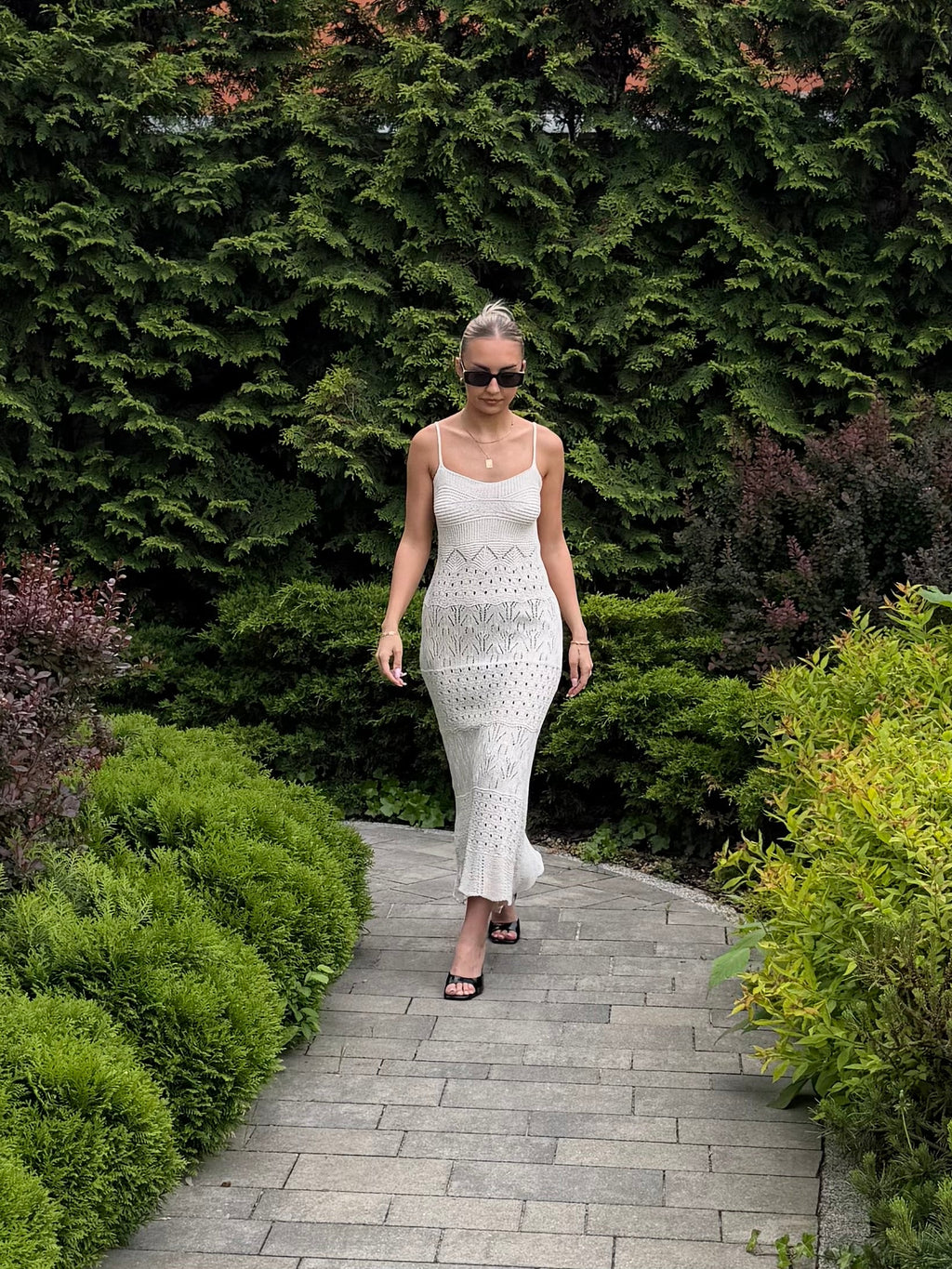 Ażurowa midi sukienka - Veretti Boutique