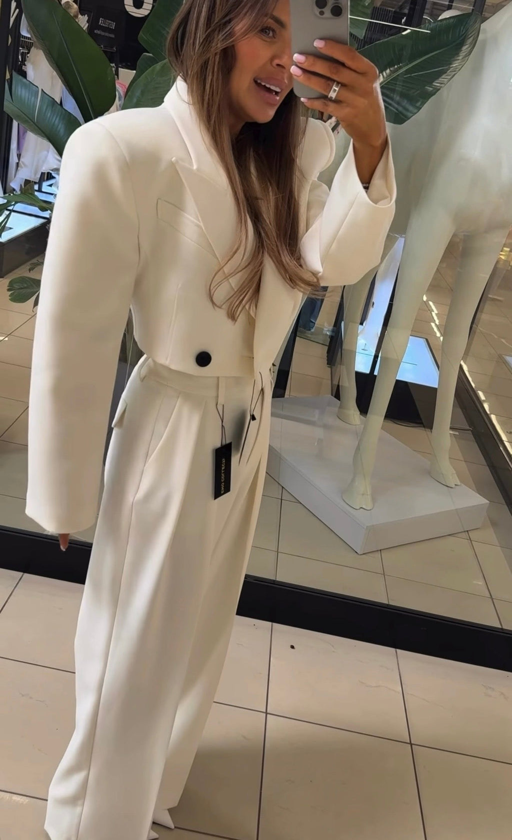 Eleganckie spodnie Marcepan EMO - Veretti Boutique
