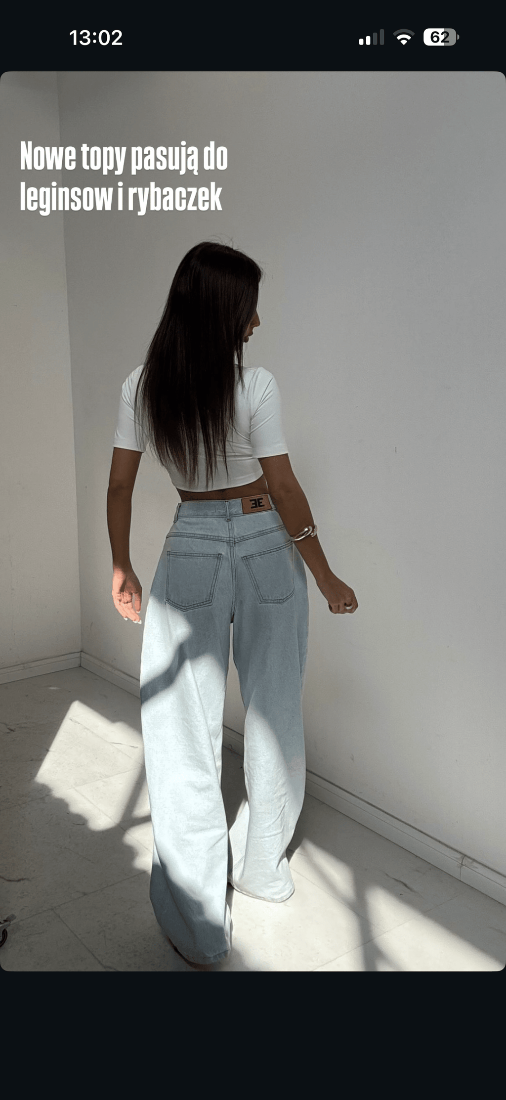 Jeansy banany jasny jeans EMO - Veretti Boutique