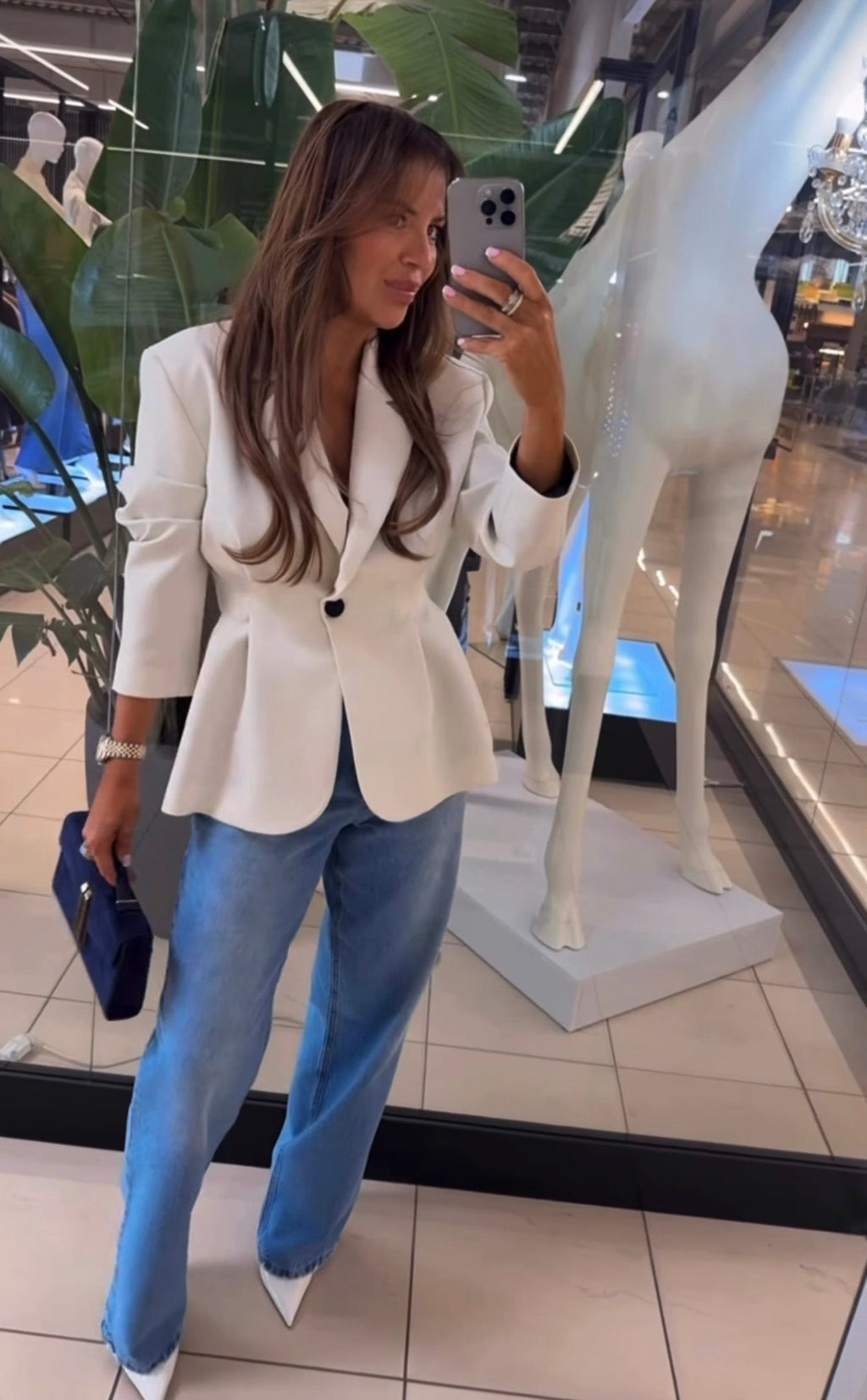Jeansy klastyczne Emo - Veretti Boutique