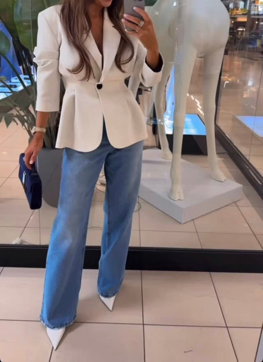 Jeansy klastyczne Emo - Veretti Boutique