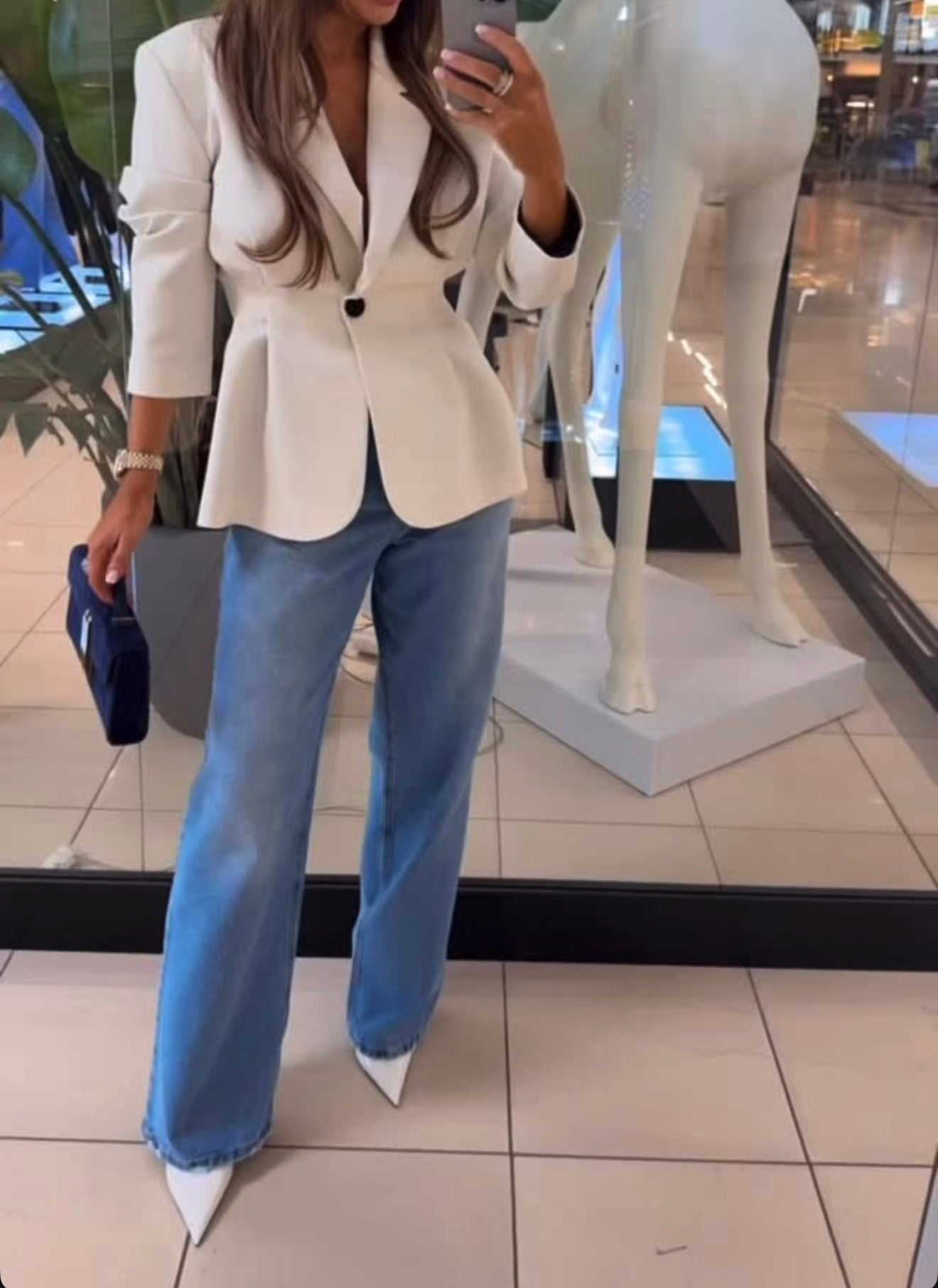 Jeansy klastyczne Emo - Veretti Boutique