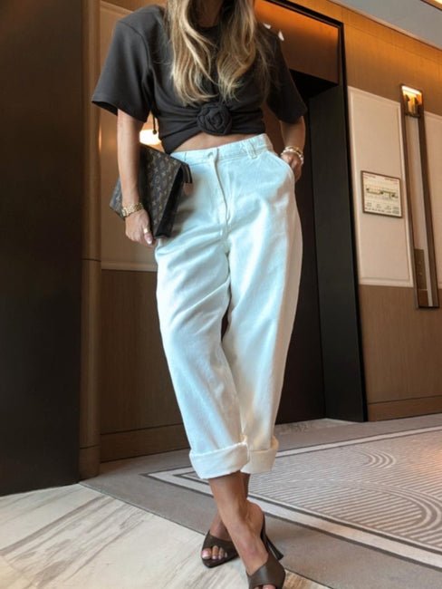 Jeansy mom fit EMO - Veretti Boutique