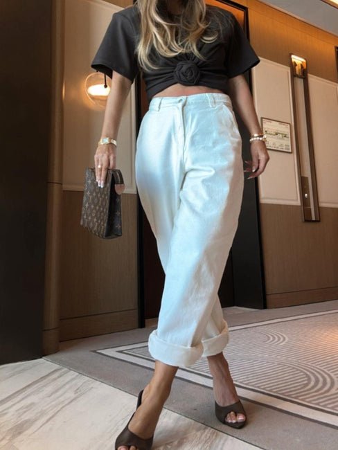 Jeansy mom fit EMO - Veretti Boutique
