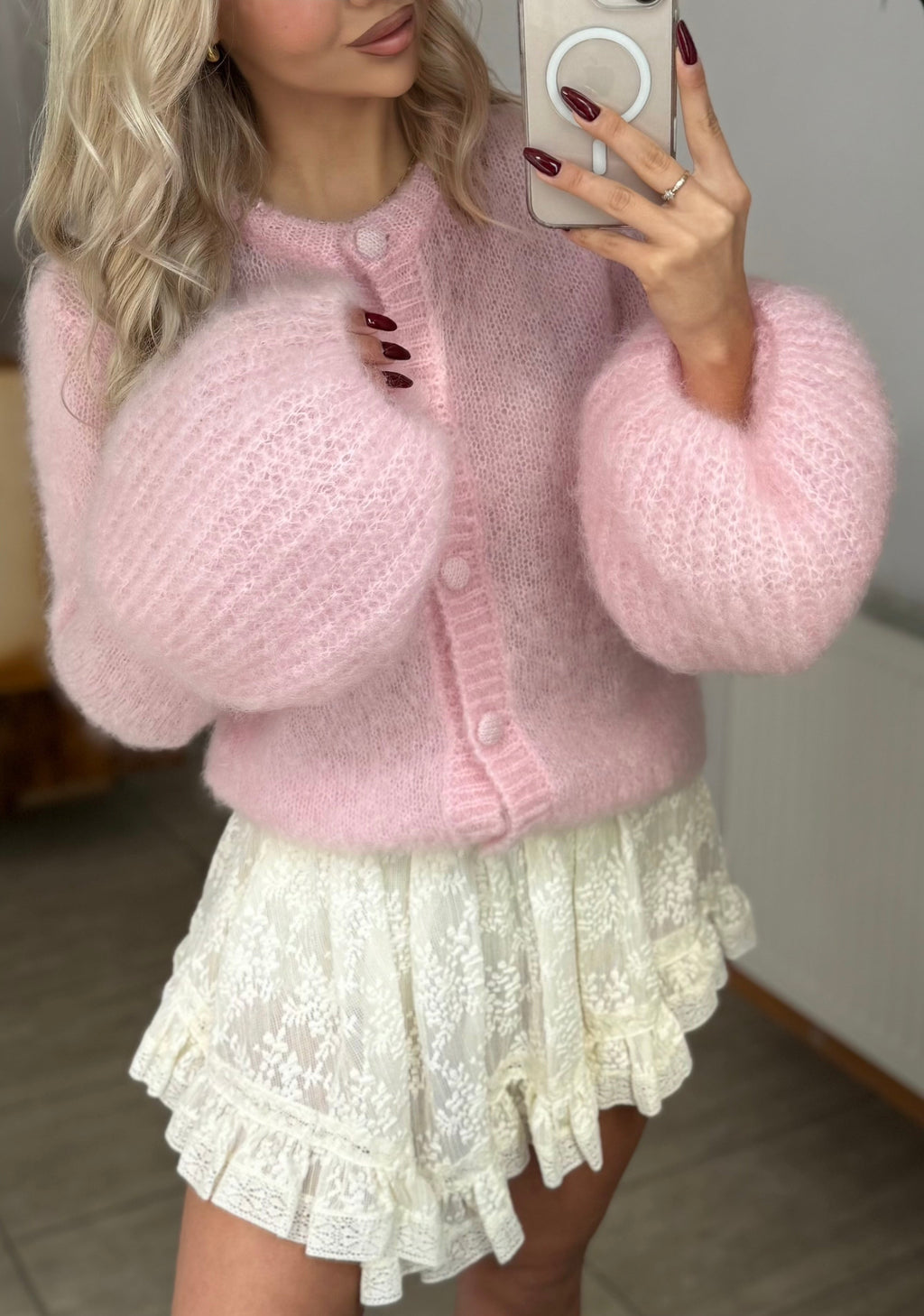 Kardigan super kid moher 81% - Veretti Boutique