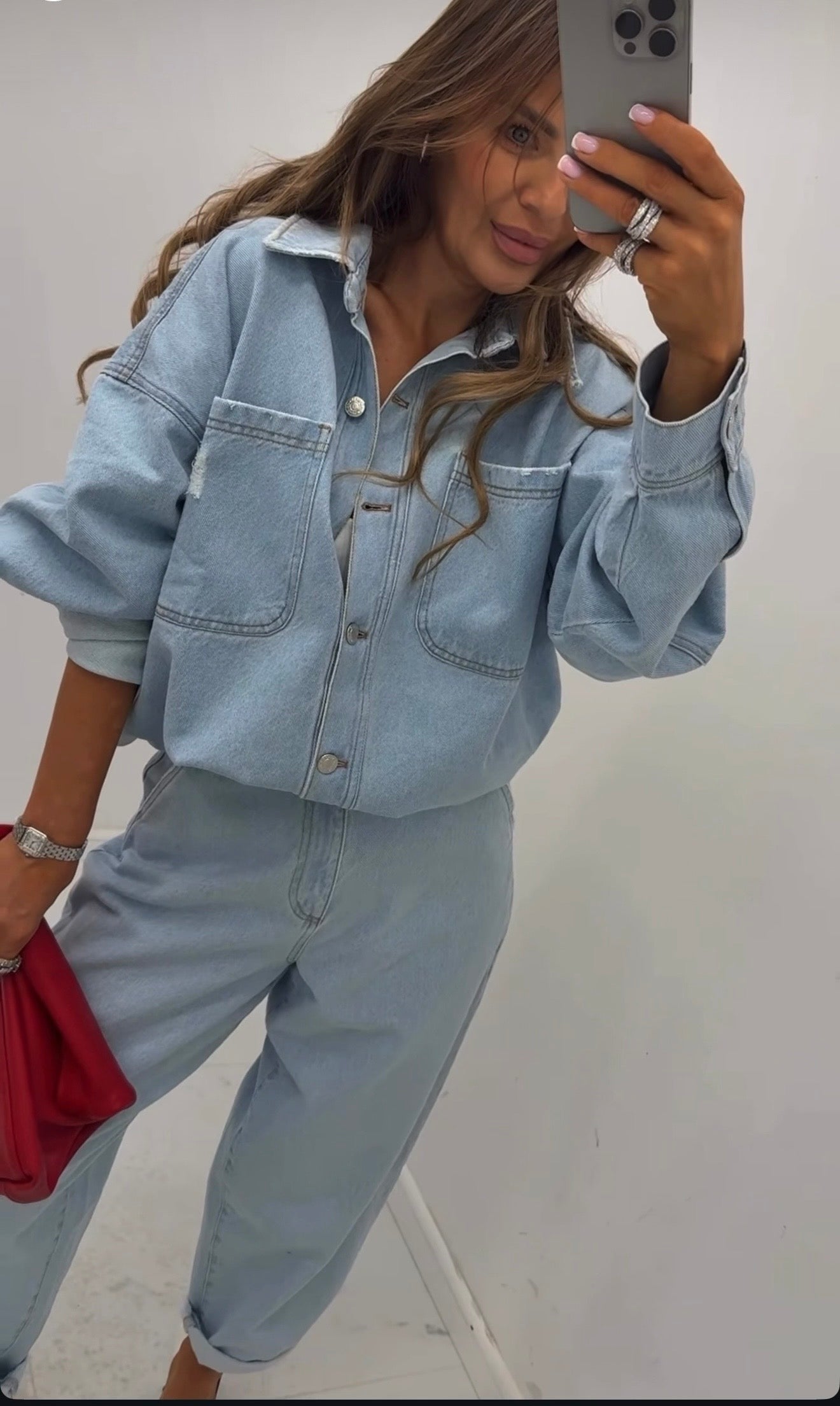 Katana jasny jeans EMO - Veretti Boutique