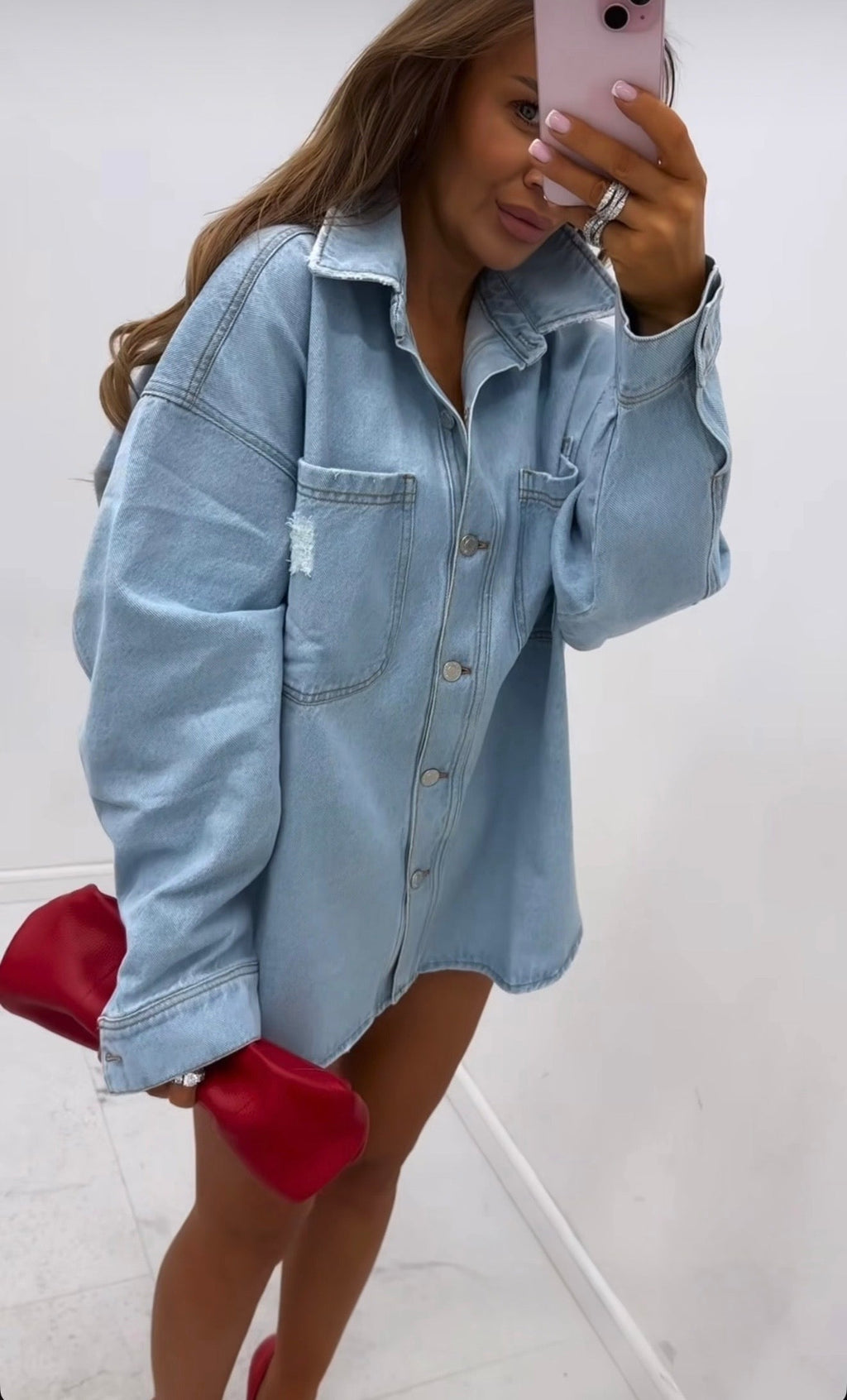 Katana jasny jeans EMO - Veretti Boutique