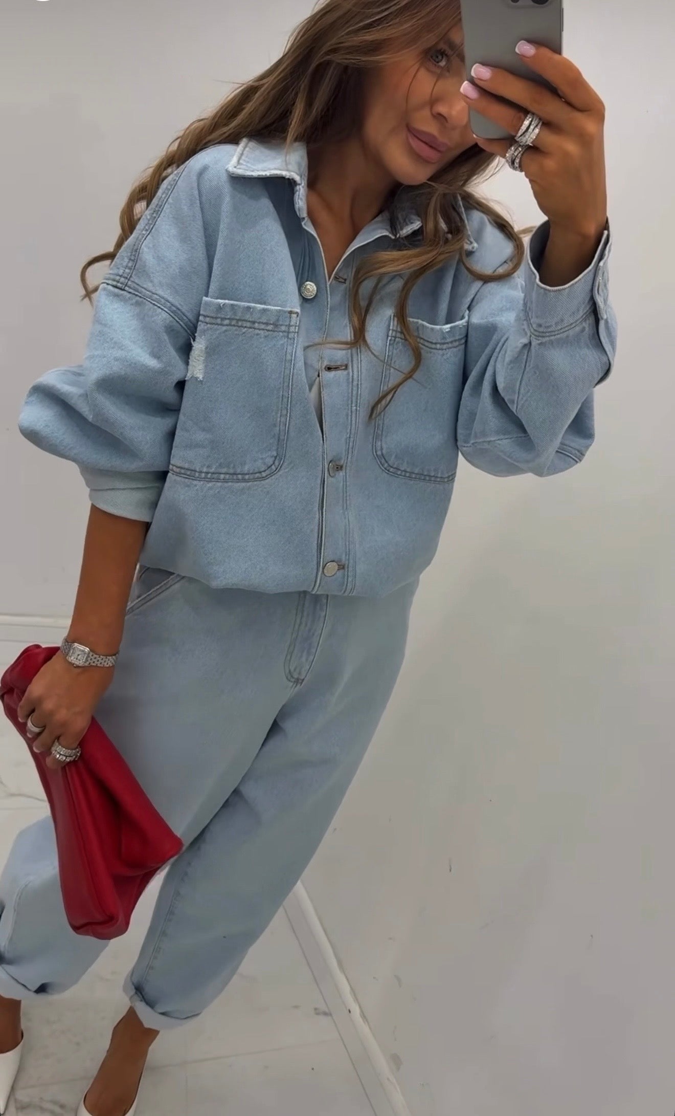 Katana jasny jeans EMO - Veretti Boutique