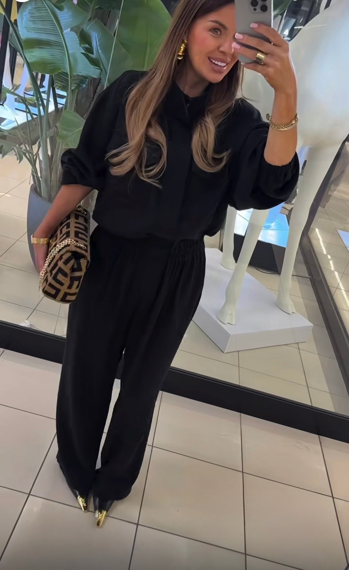 Kombinezon Czerń EMO - Veretti Boutique