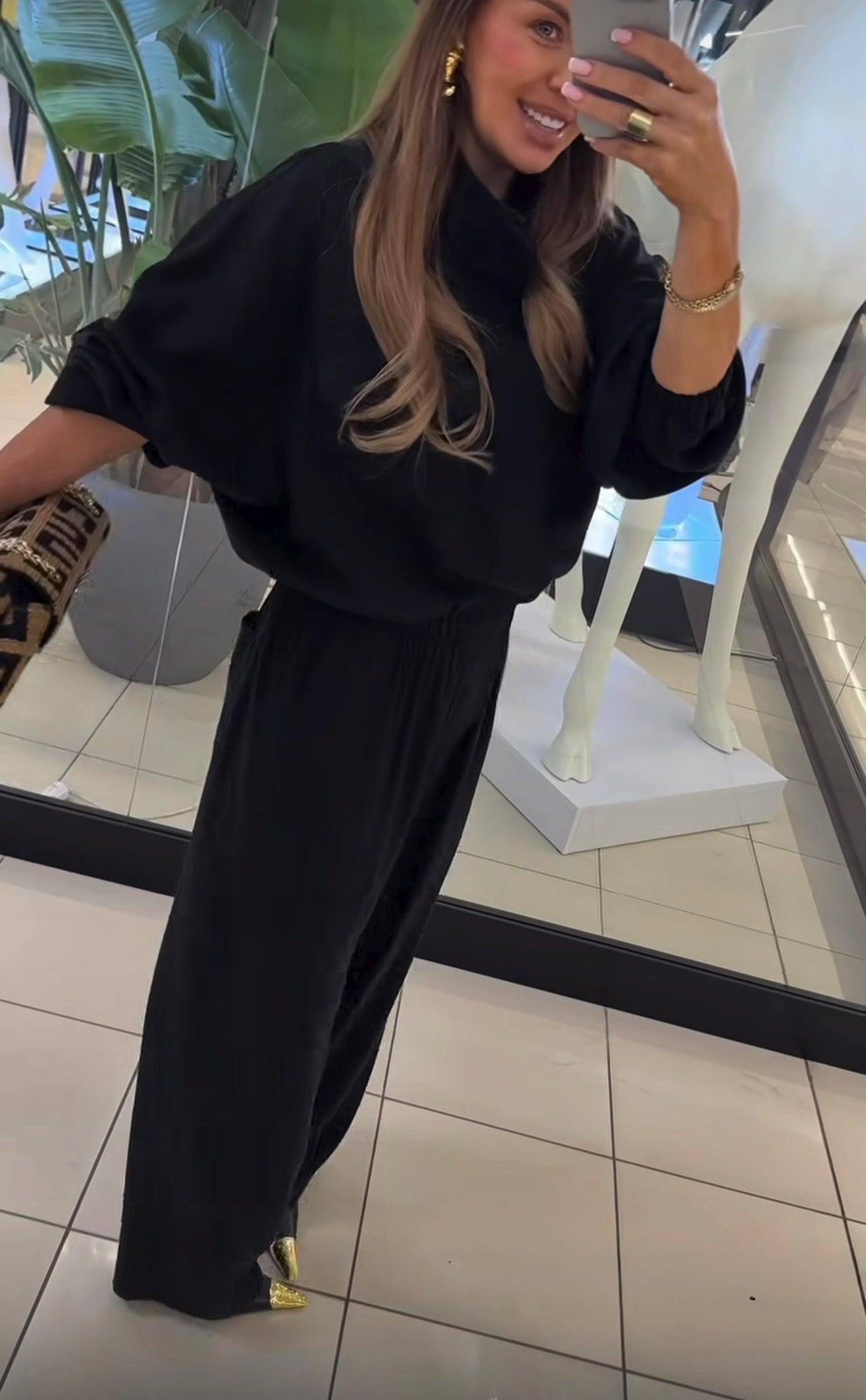 Kombinezon Czerń EMO - Veretti Boutique