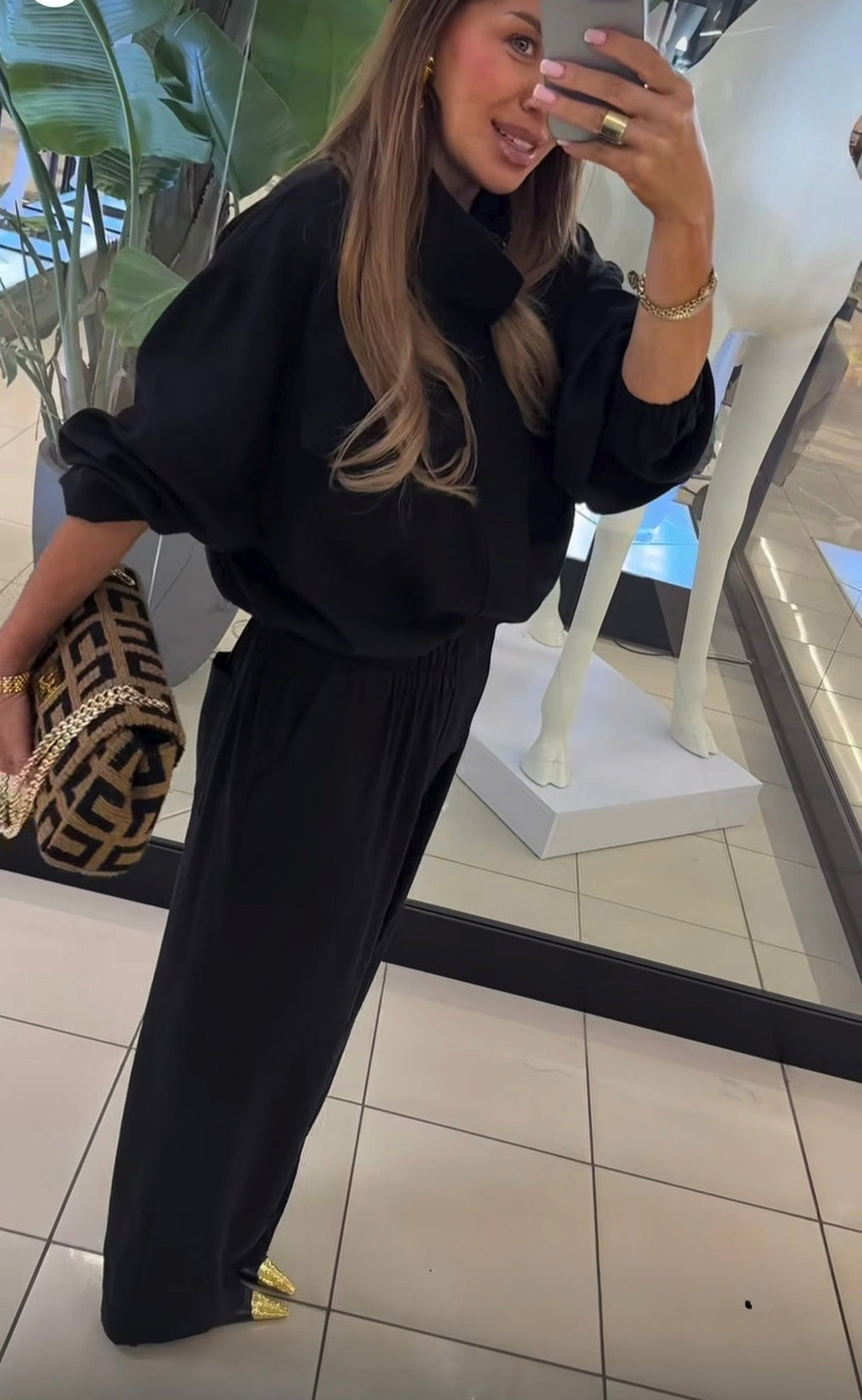 Kombinezon Czerń EMO - Veretti Boutique