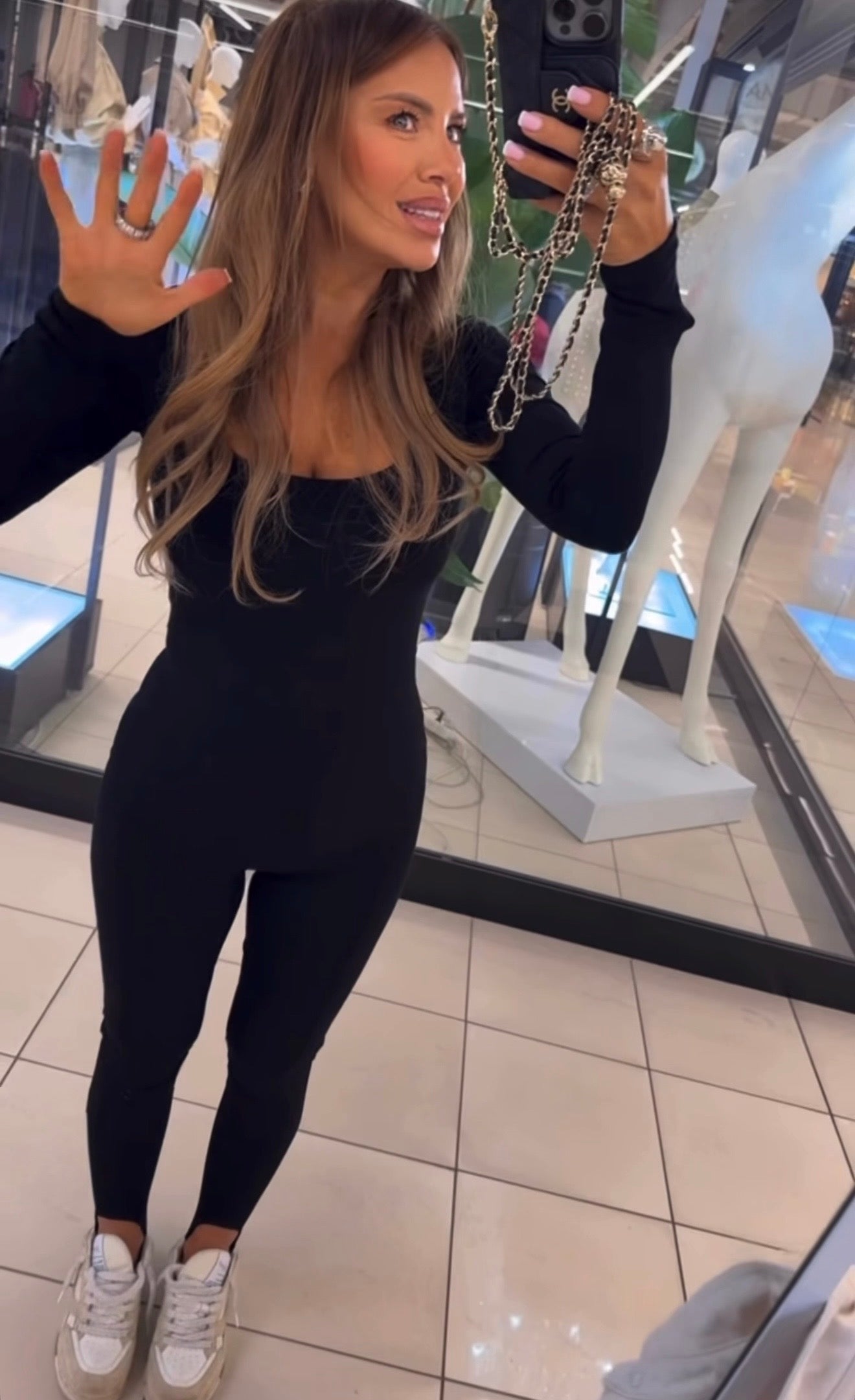 Kombinezon narciarki na długi rękaw EMO - Veretti Boutique