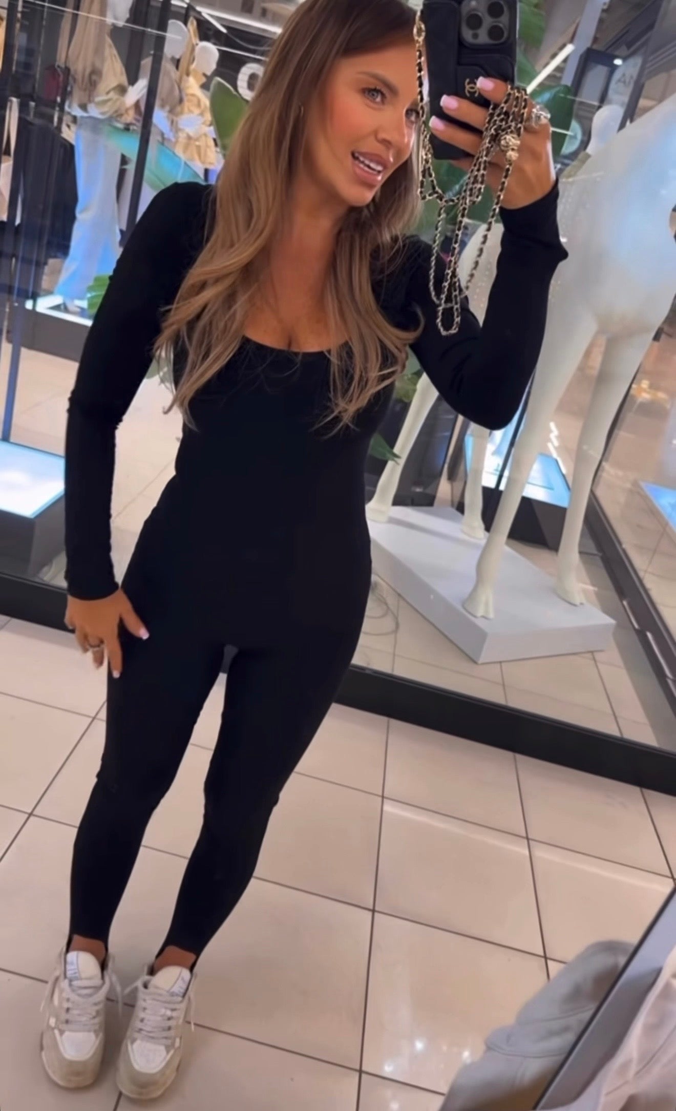 Kombinezon narciarki na długi rękaw EMO - Veretti Boutique