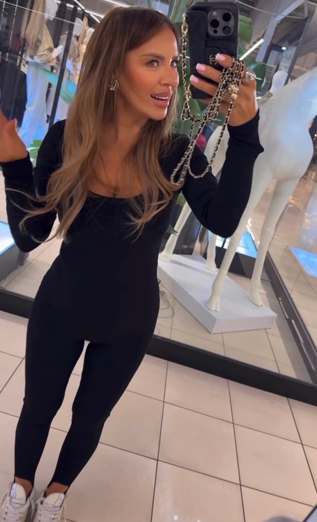 Kombinezon narciarki na długi rękaw EMO - Veretti Boutique