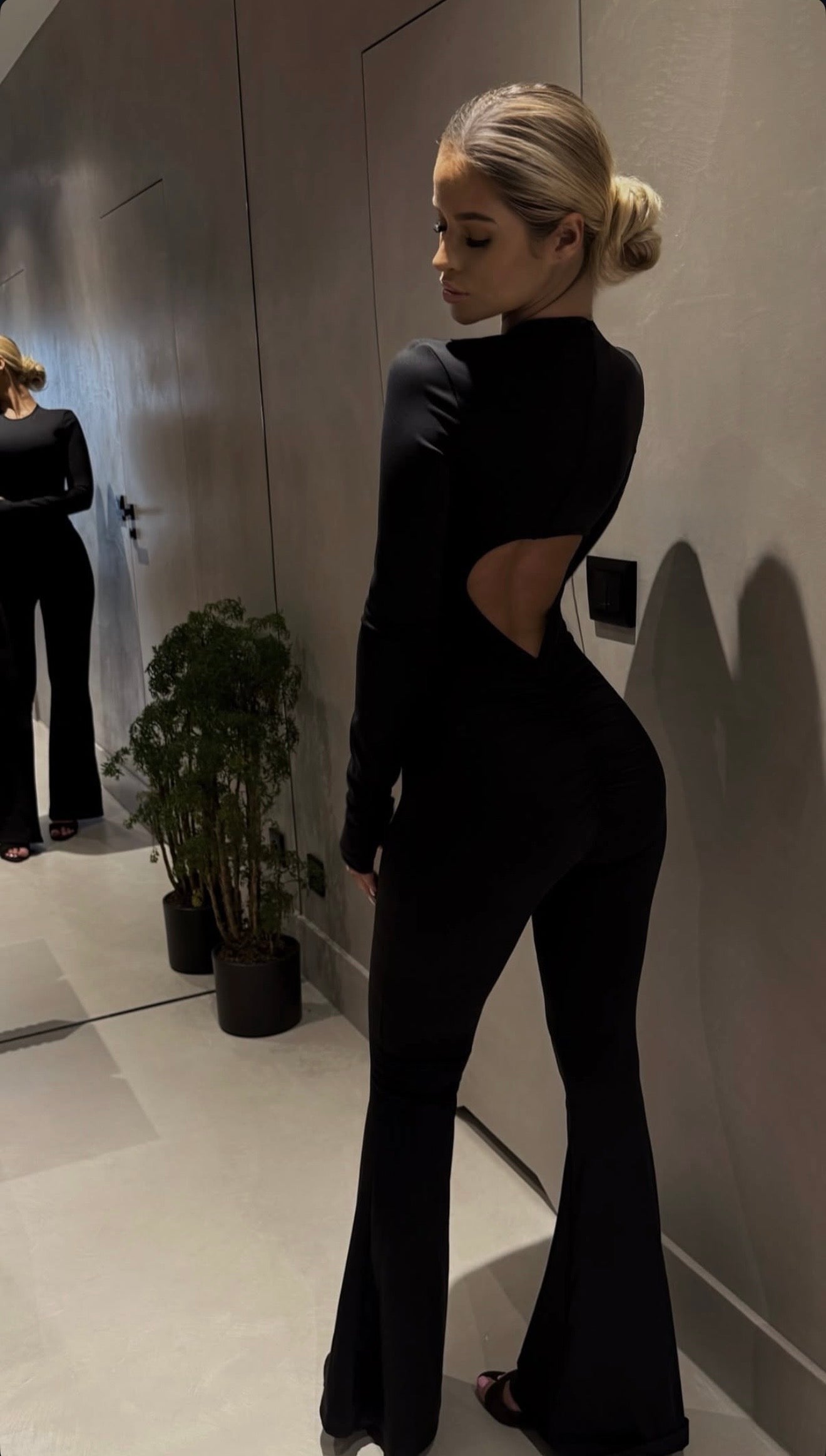 Kombinezon obcisły modelujący z marszczeniem - Veretti Boutique