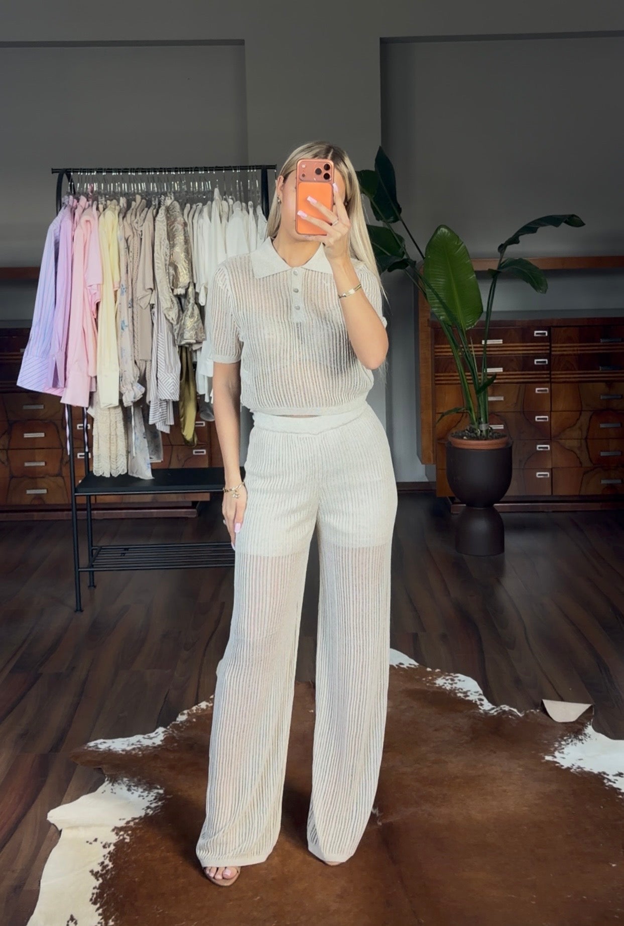 Komplet 70% wiskoza i 17% len - Veretti Boutique