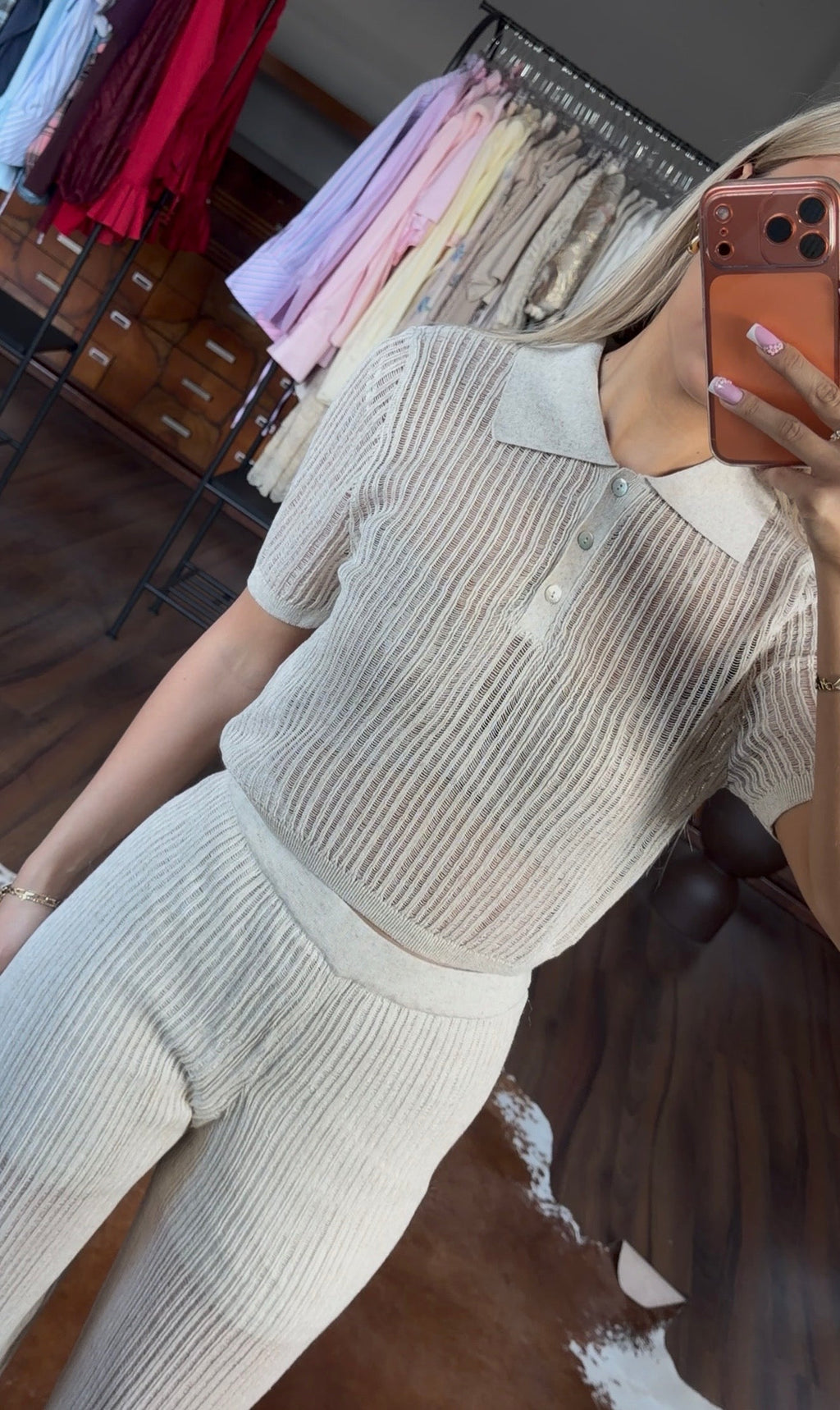 Komplet 70% wiskoza i 17% len - Veretti Boutique