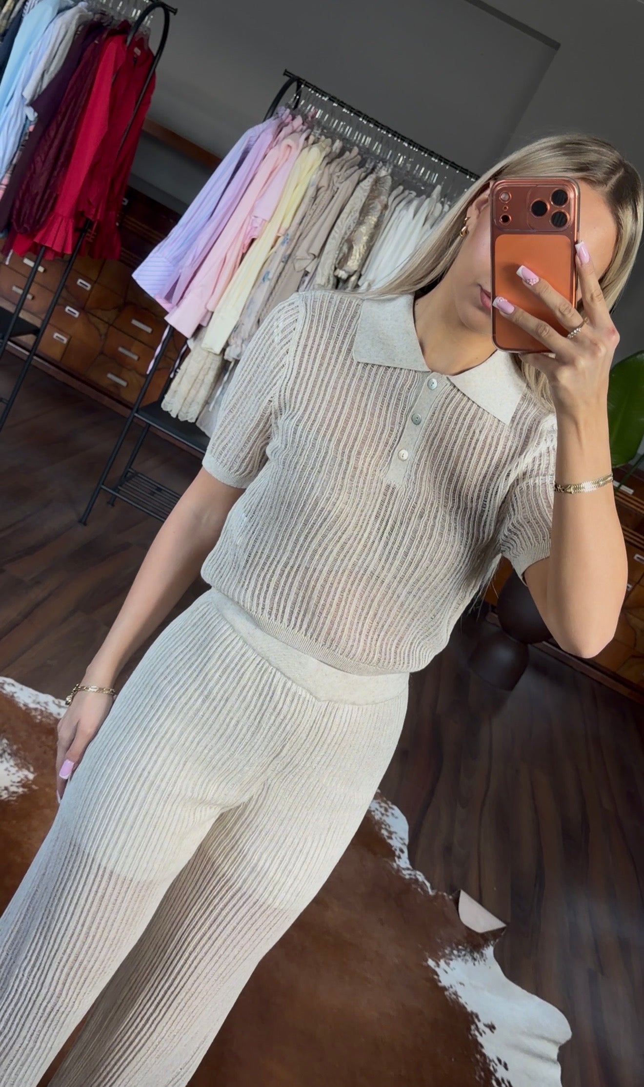 Komplet 70% wiskoza i 17% len - Veretti Boutique