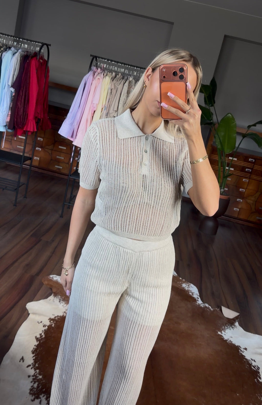 Komplet 70% wiskoza i 17% len - Veretti Boutique