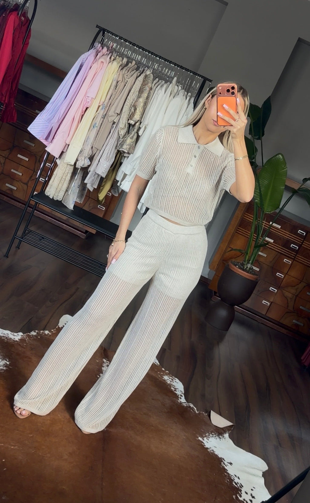 Komplet 70% wiskoza i 17% len - Veretti Boutique