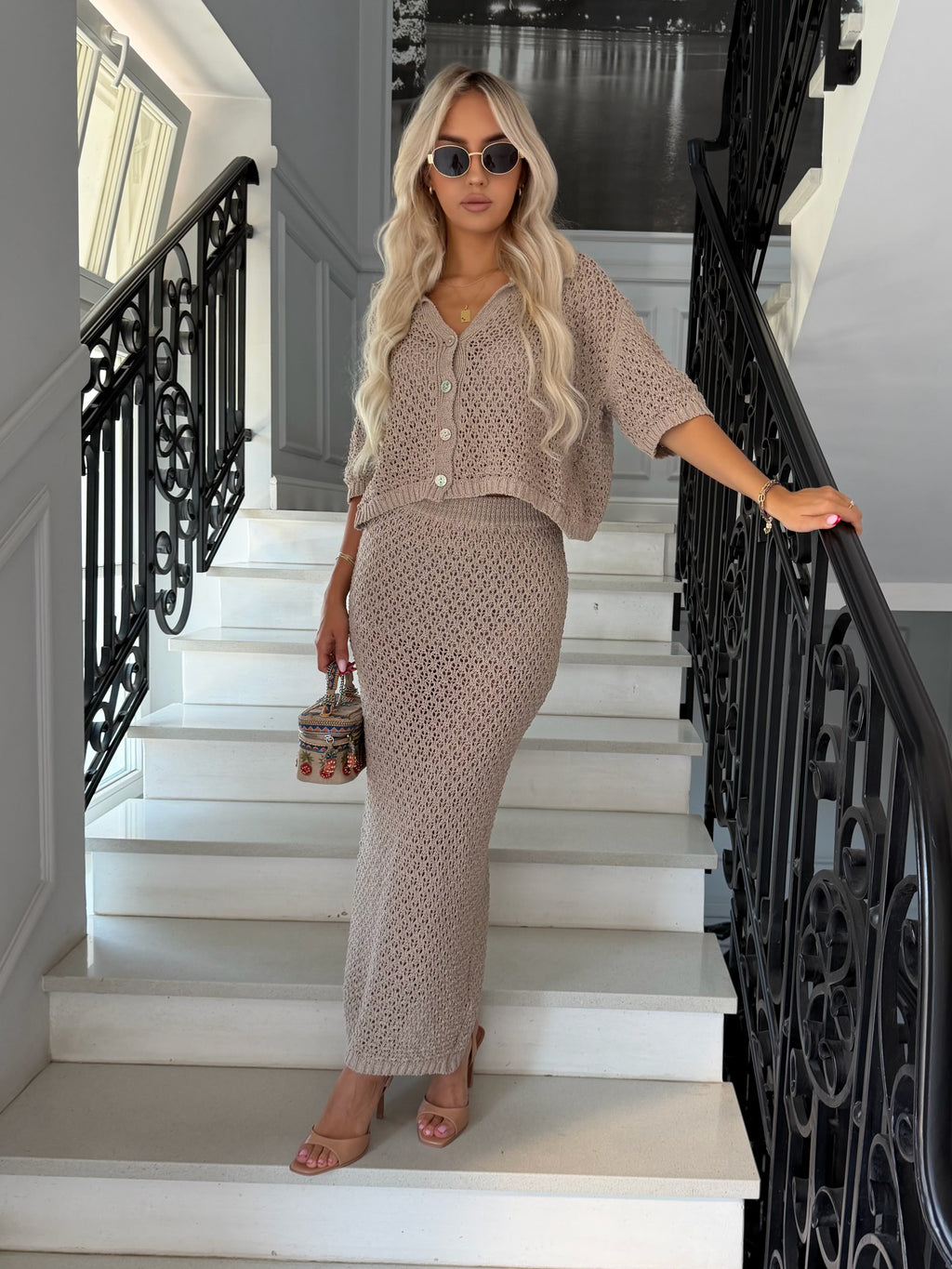 Komplet dzianinowy - Veretti Boutique