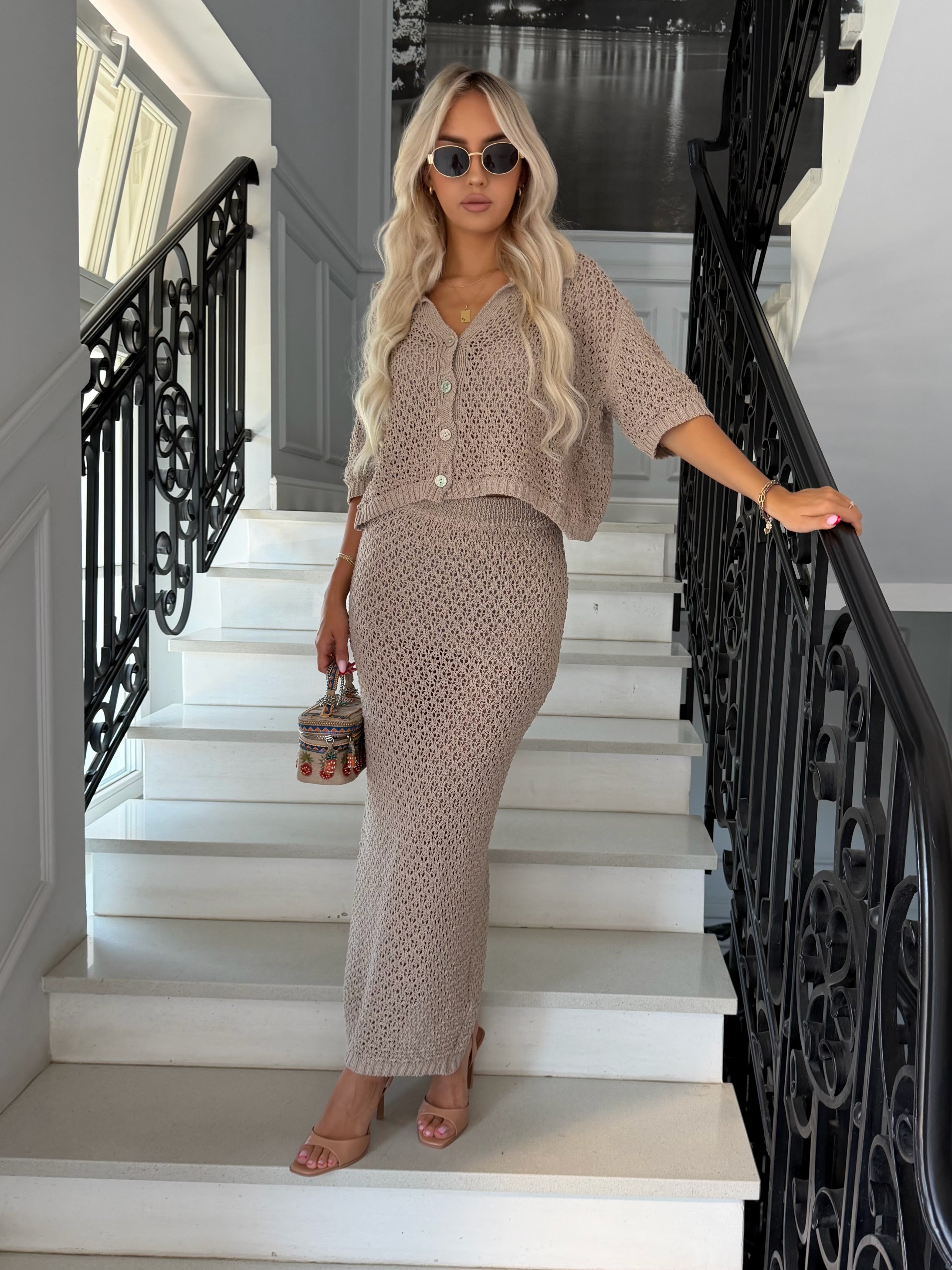 Komplet dzianinowy - Veretti Boutique