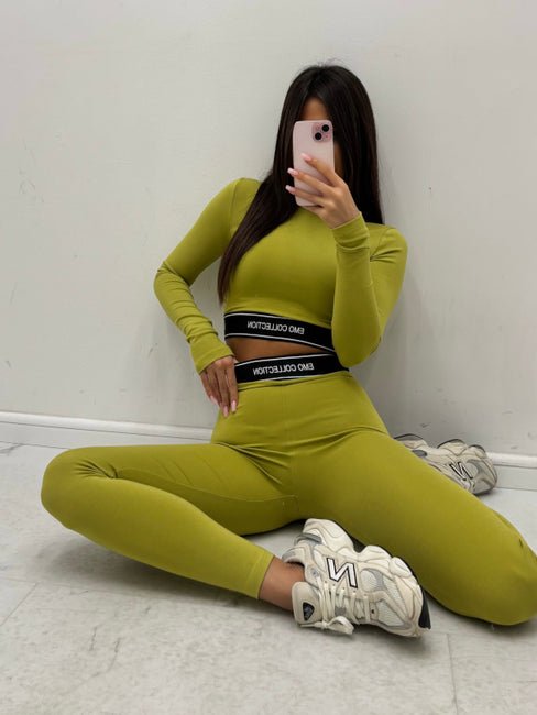 Komplet legginsy bluzka EMO - Veretti Boutique