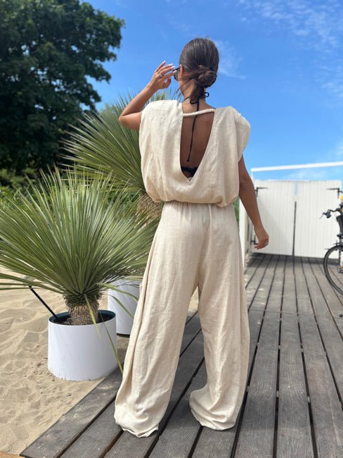 Komplet Malibu 80% len i 20% wiskoza EMO - Veretti Boutique