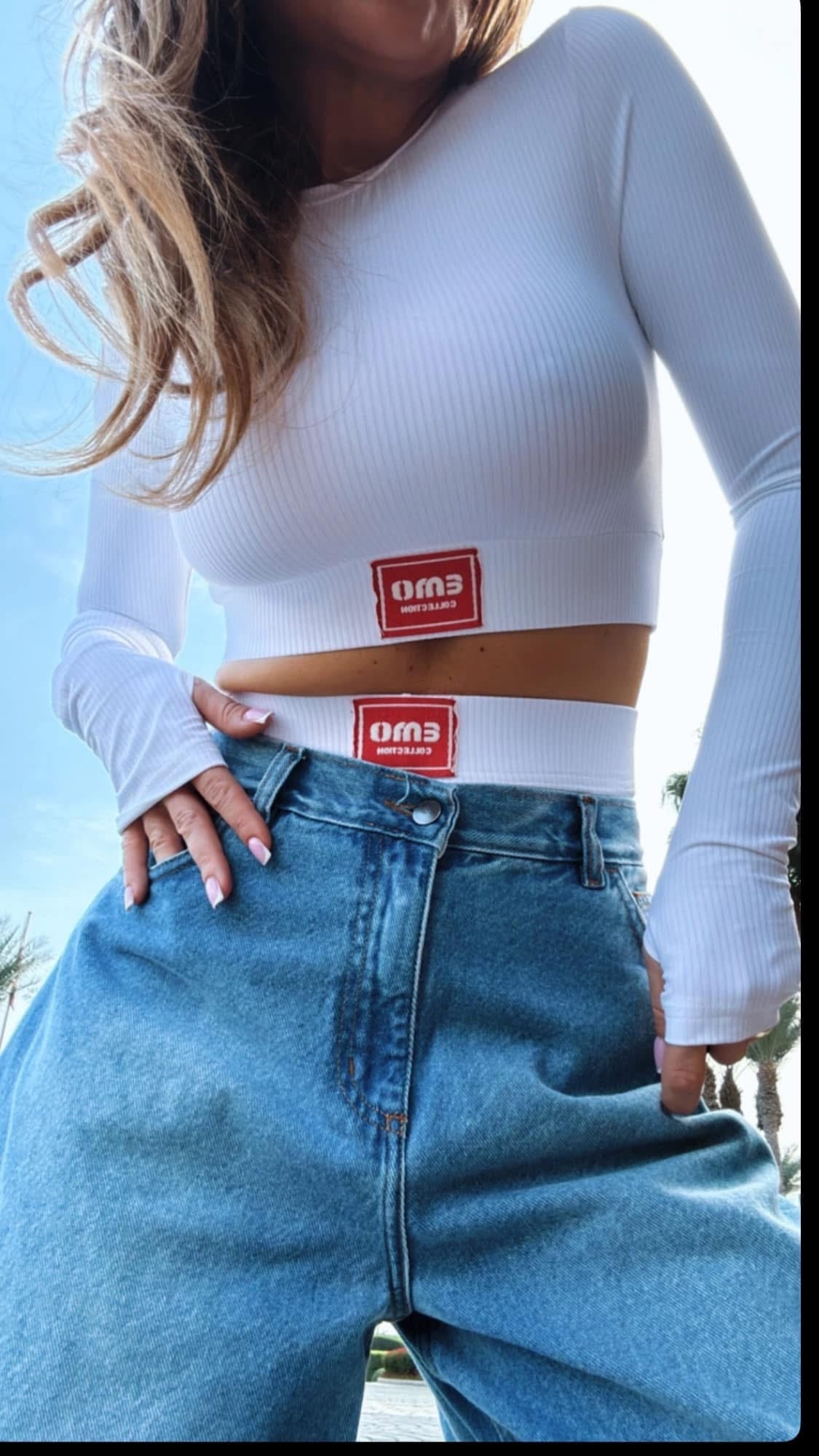 Komplet top z długim rękawem + bokserki EMO - Veretti Boutique