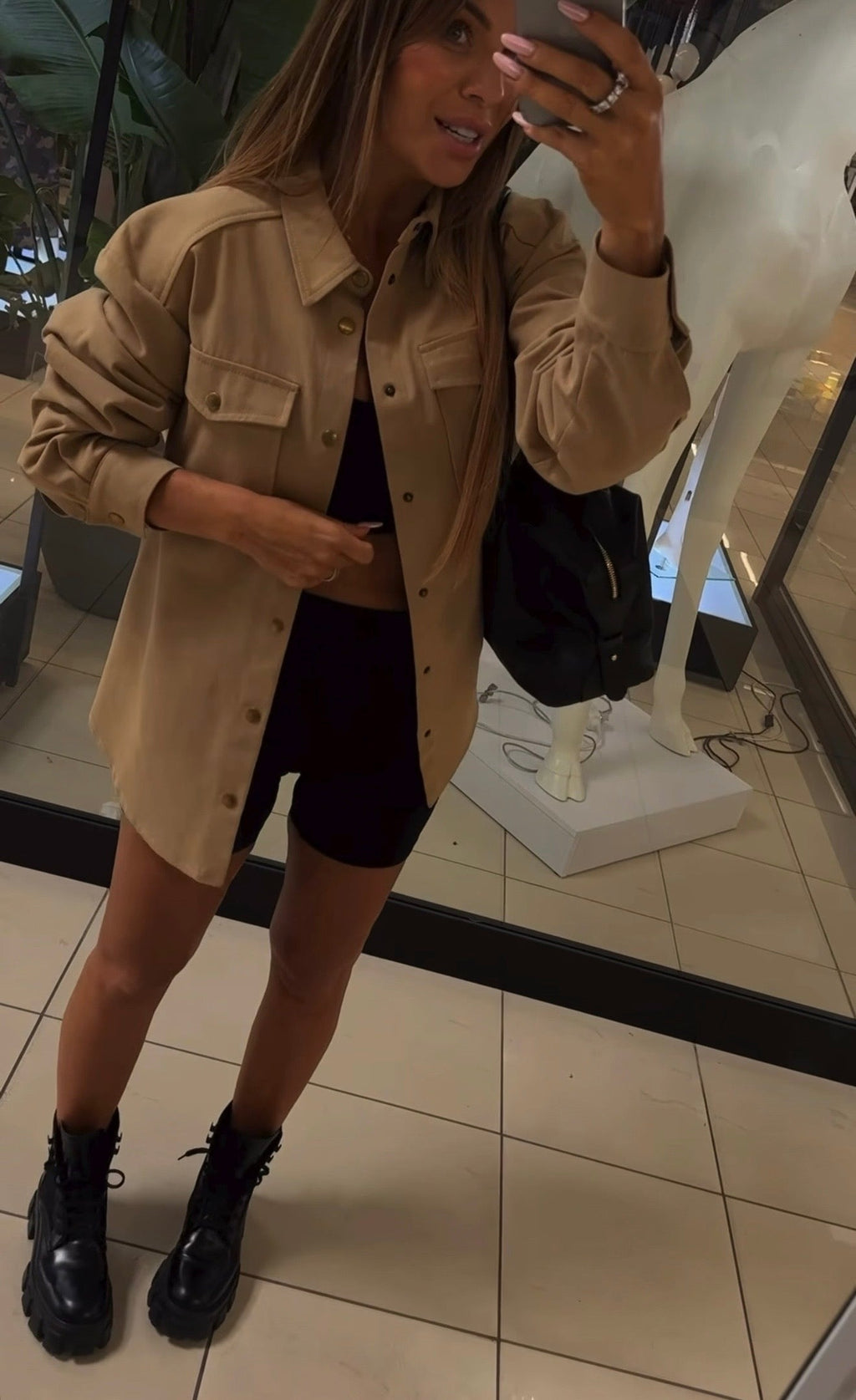 Koszula- Camel EMO - Veretti Boutique