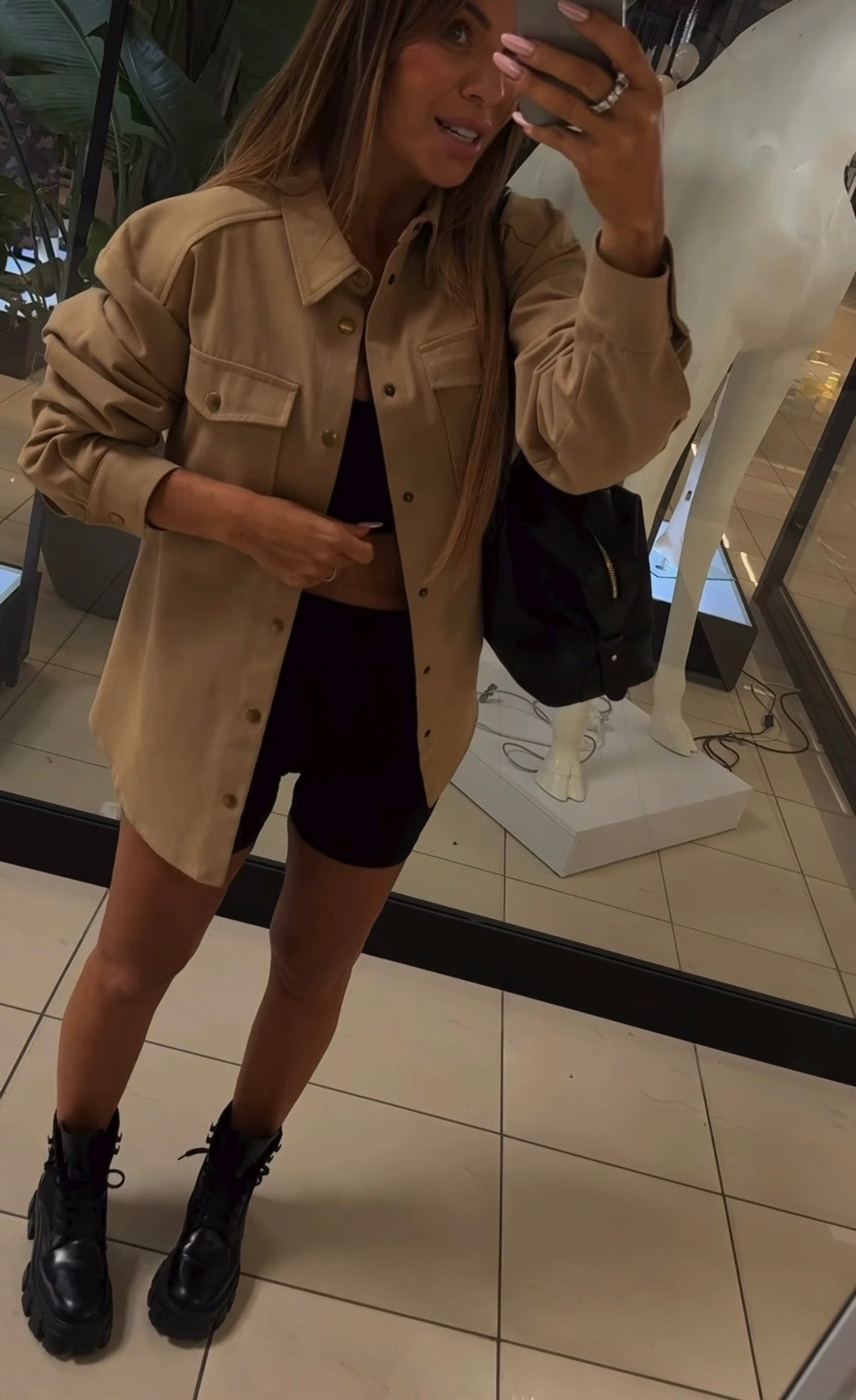 Koszula- Camel EMO - Veretti Boutique