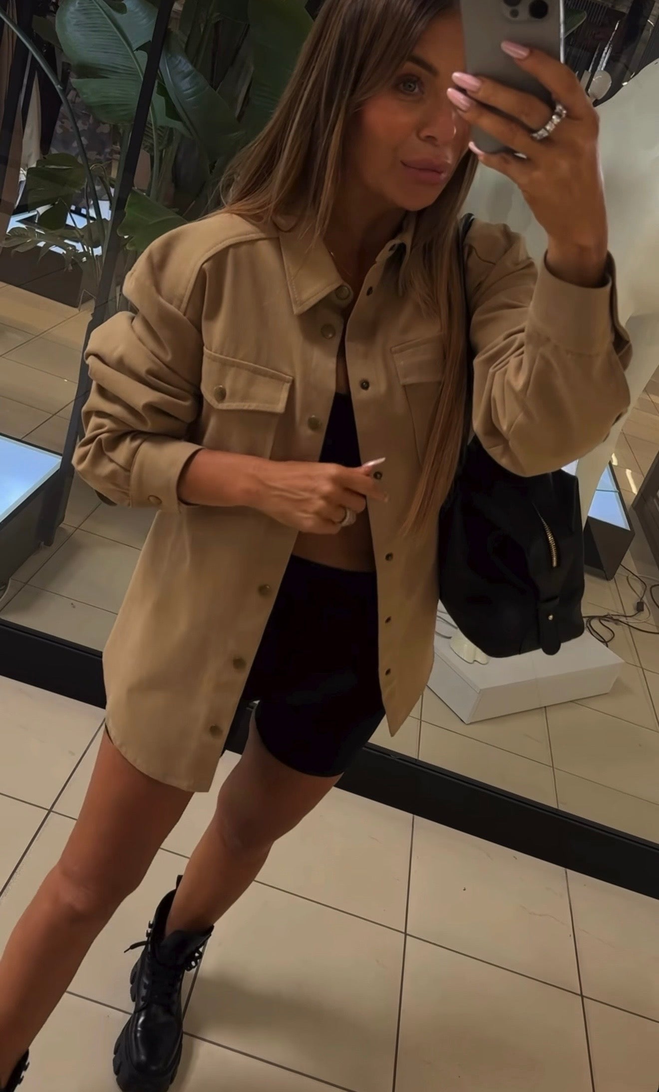 Koszula- Camel EMO - Veretti Boutique