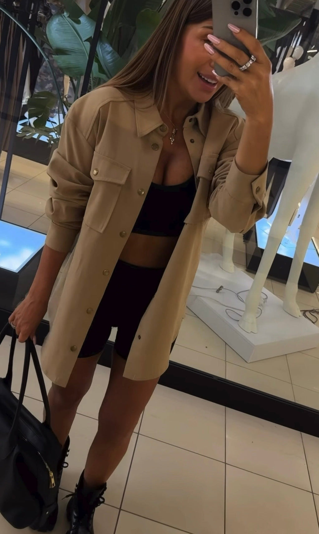 Koszula- Camel EMO - Veretti Boutique