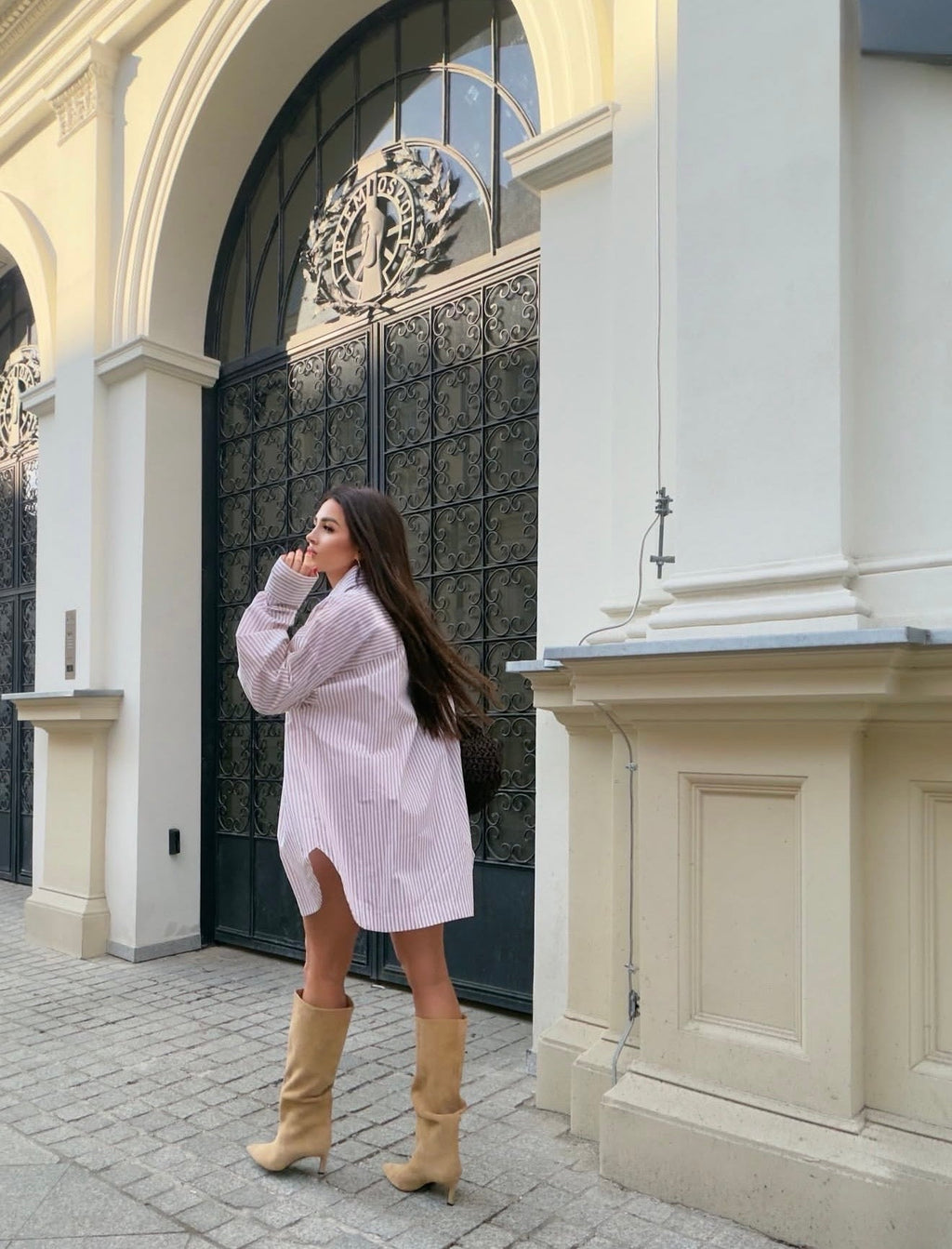 KOSZULA CLASSY LONG Belluci - Veretti Boutique