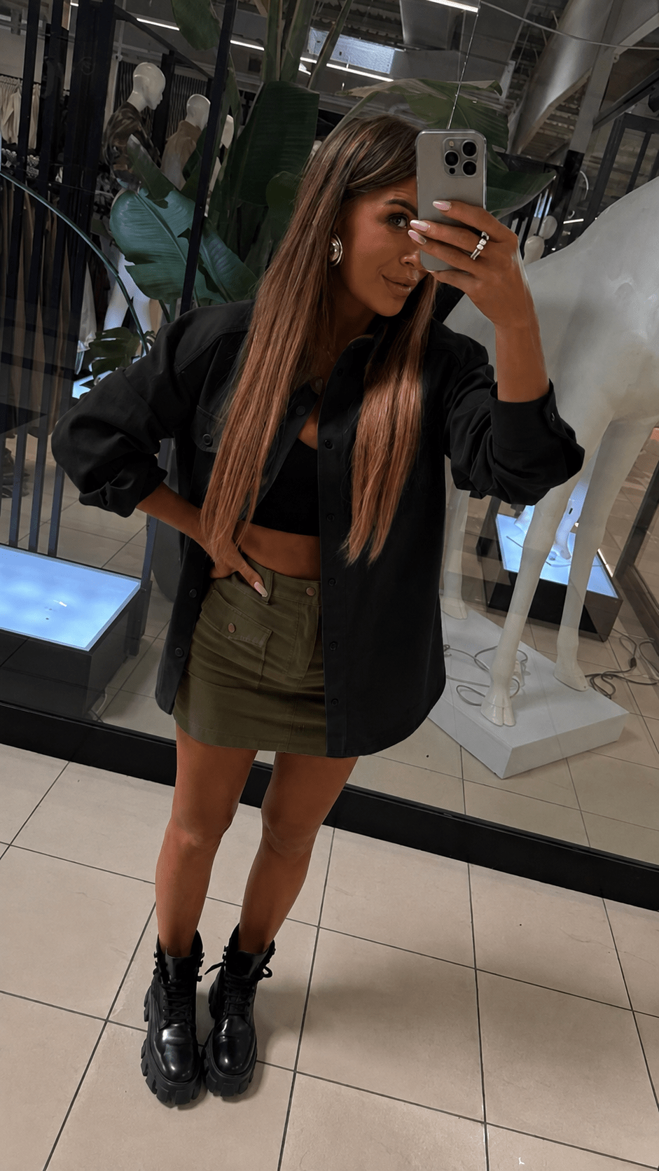 Koszula - Czarna EMO - Veretti Boutique