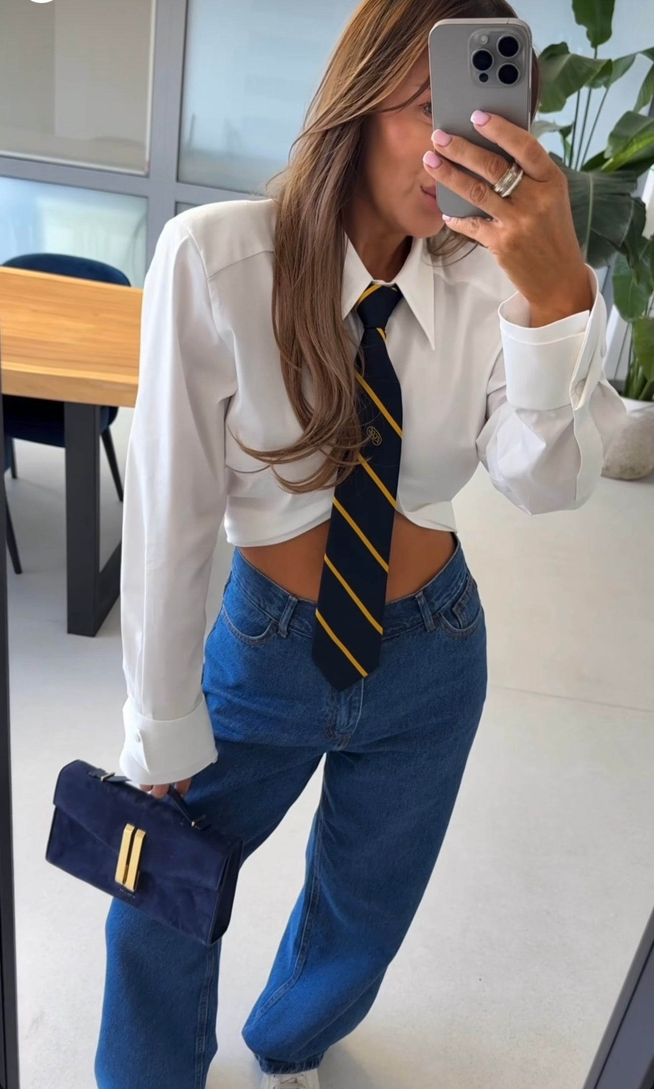 Koszula Mini boss 80% bawełna i 20% wiskoza EMO - Veretti Boutique