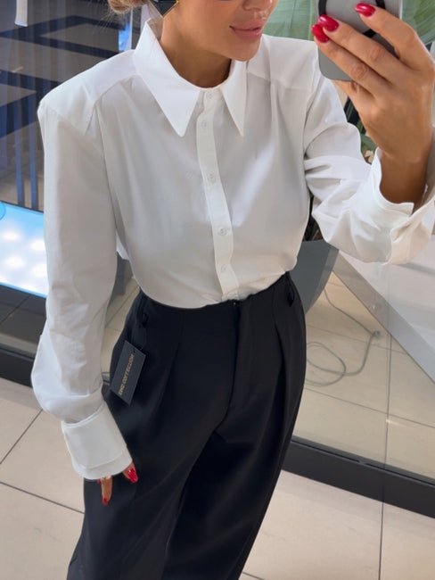 Koszula Mini boss 80% bawełna i 20% wiskoza EMO - Veretti Boutique