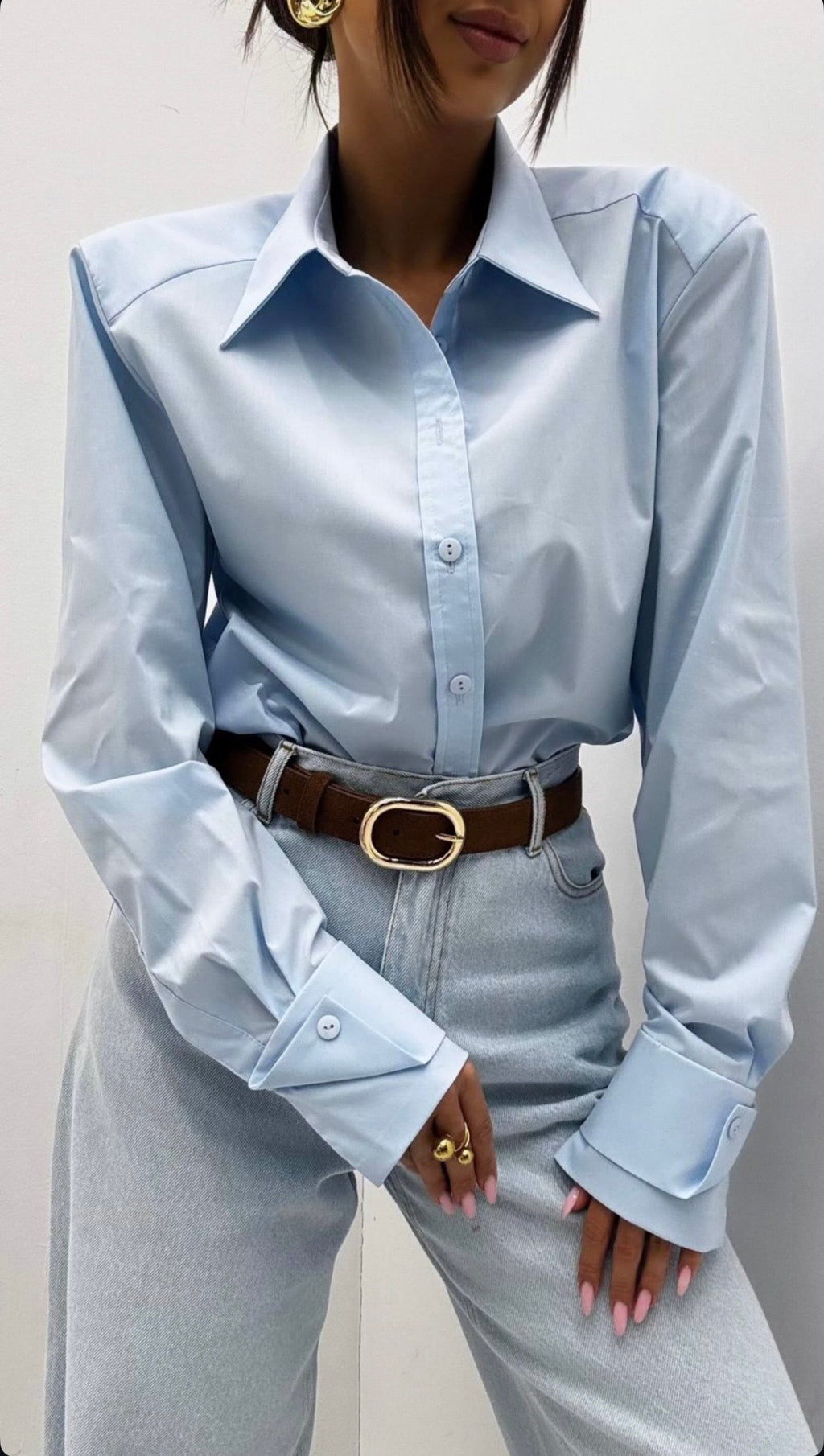 Koszula Mini boss 80% bawełna i 20% wiskoza EMO - Veretti Boutique