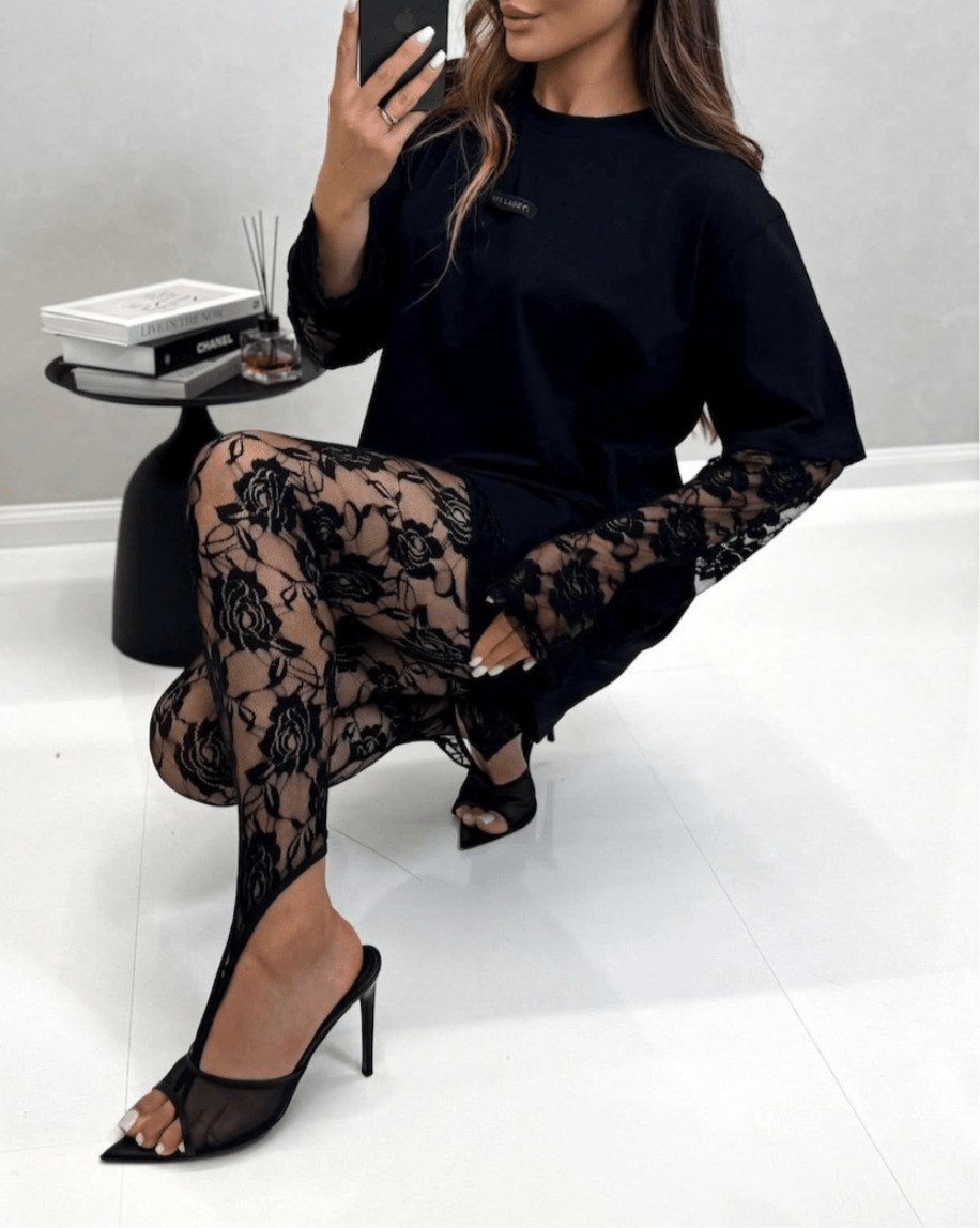 Legginsy koronkowe - Veretti Boutique