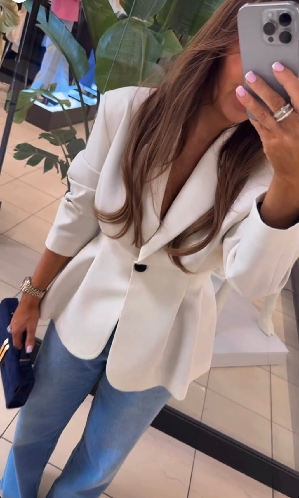 Marynarka Miriam Marcepanowa EMO - Veretti Boutique