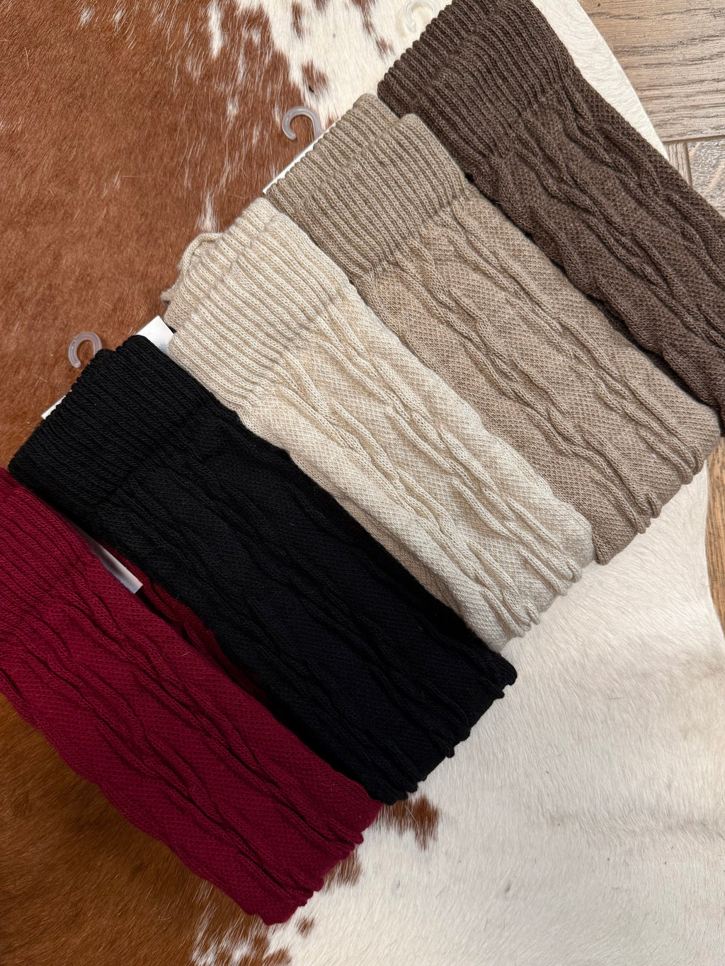 Ocieplacze warkocz 20% wełna - Veretti Boutique