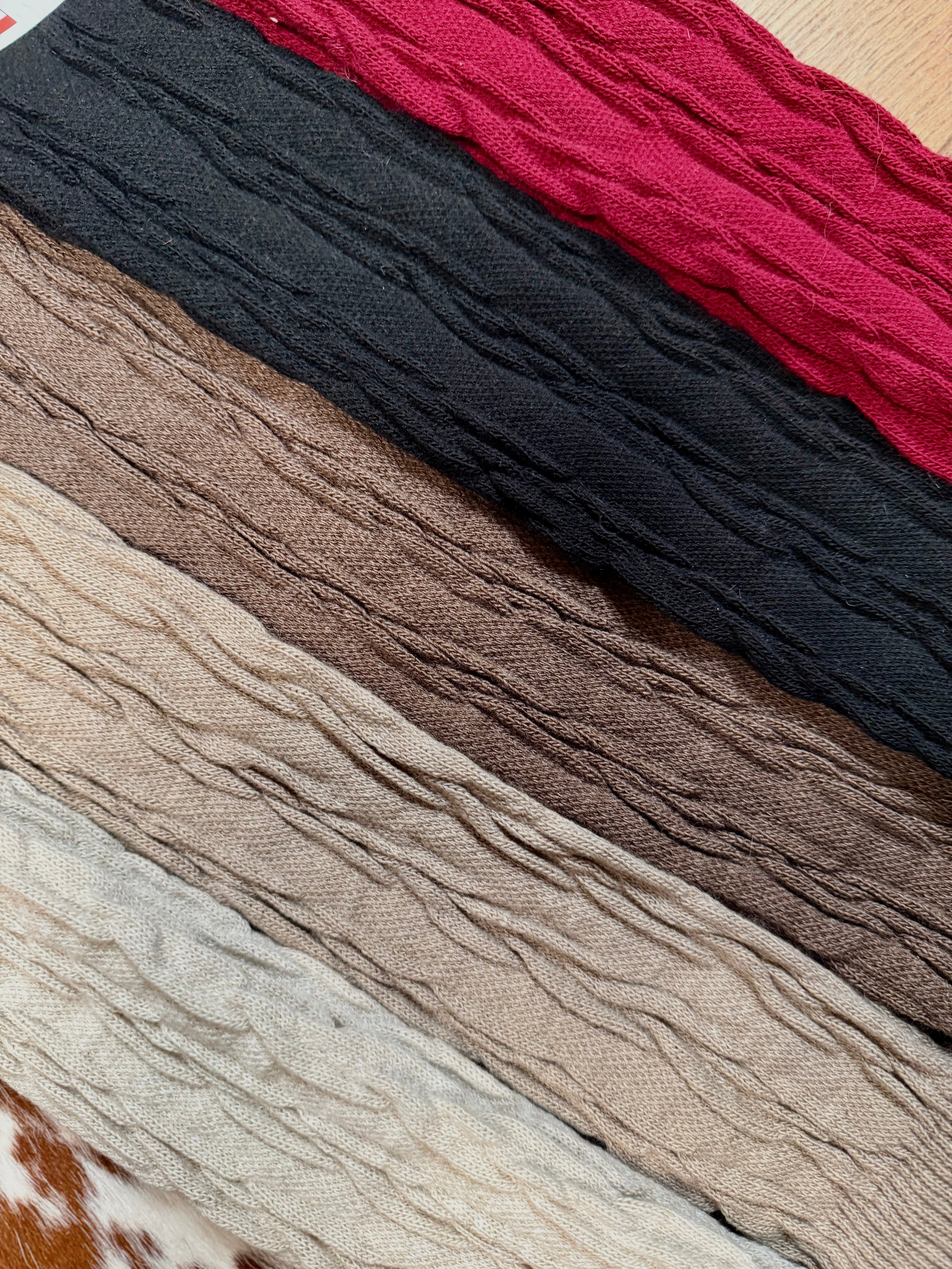 Ocieplacze warkocz 20% wełna - Veretti Boutique