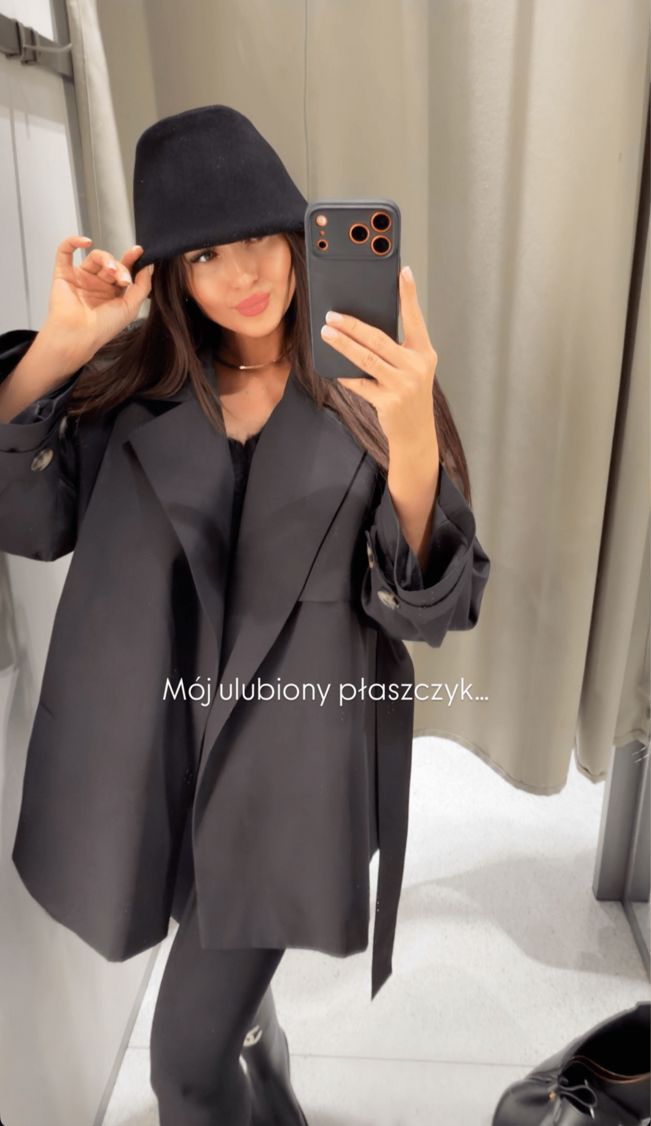 Płaszcz trencz Belluci - Veretti Boutique