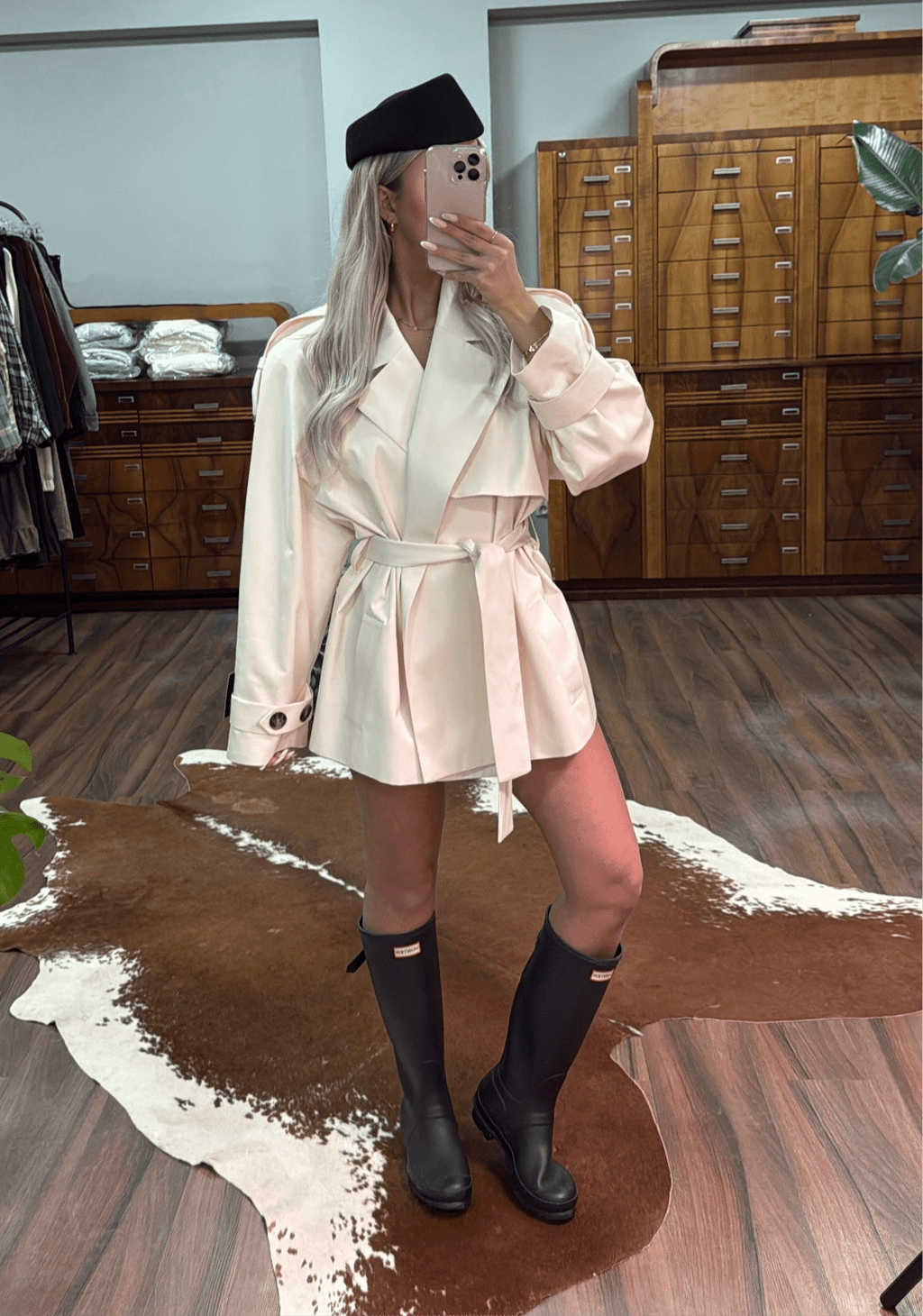 Płaszcz trencz Belluci - Veretti Boutique