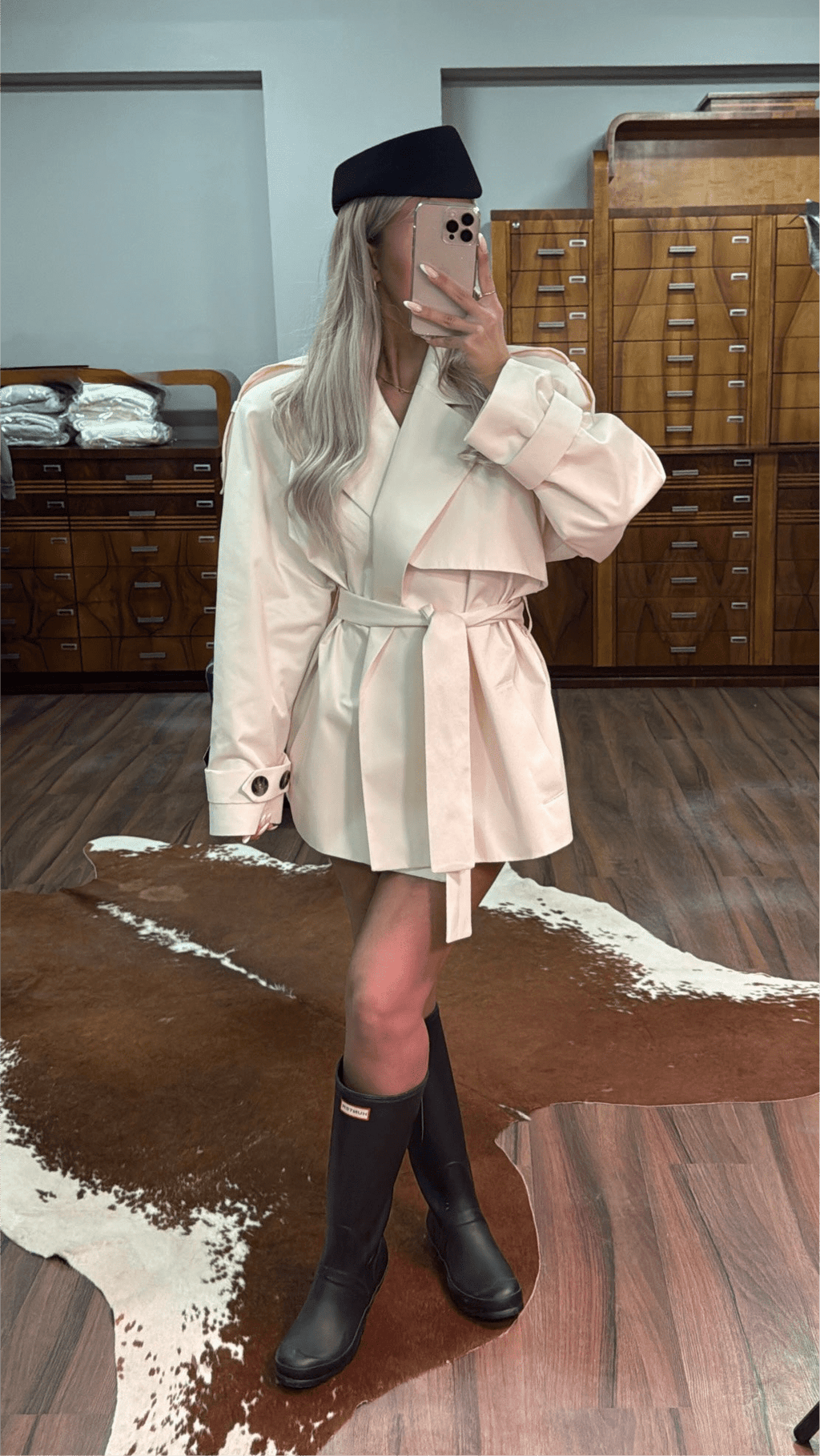 Płaszcz trencz Belluci - Veretti Boutique