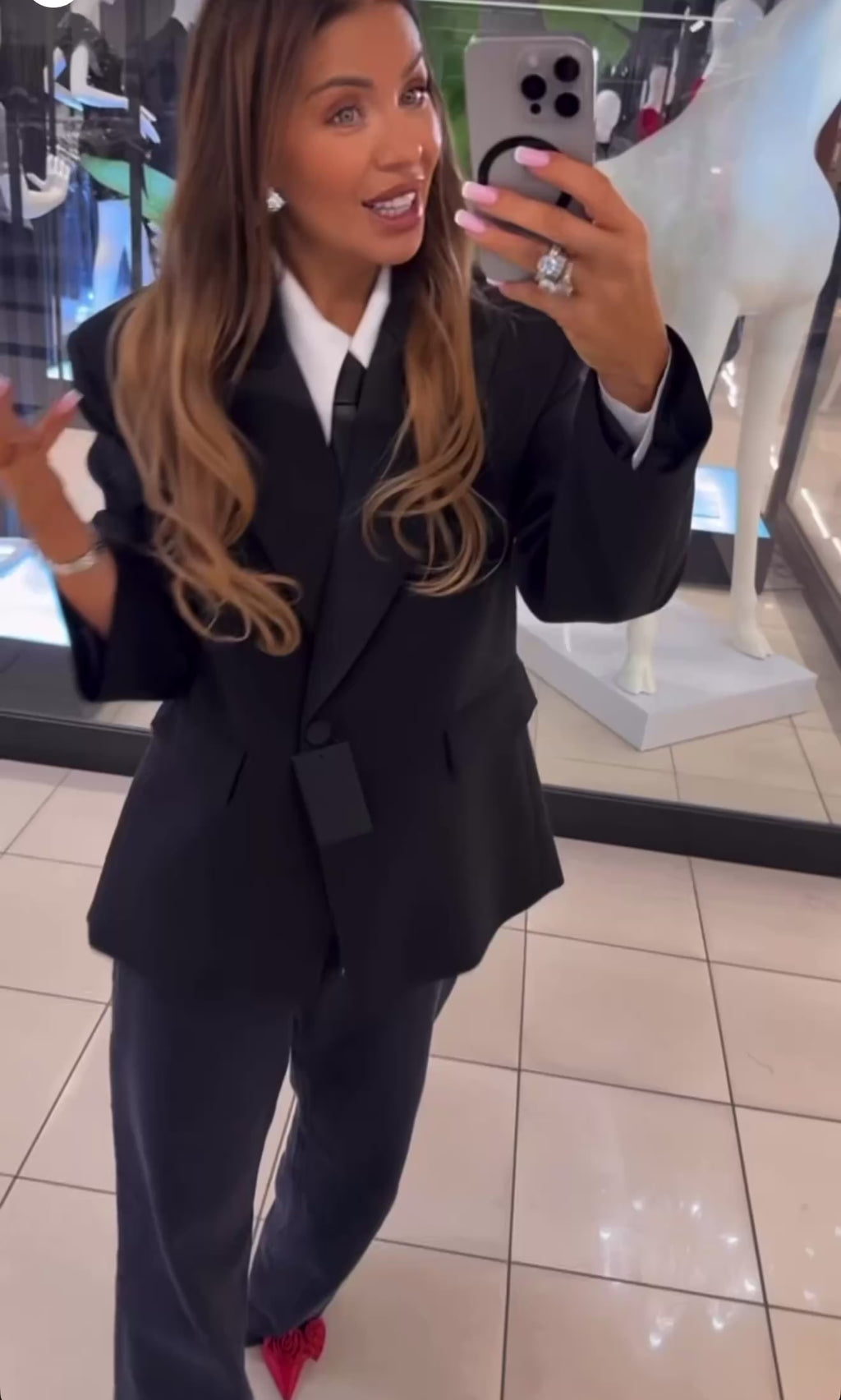 Marynarka z satyna Hugo EMO