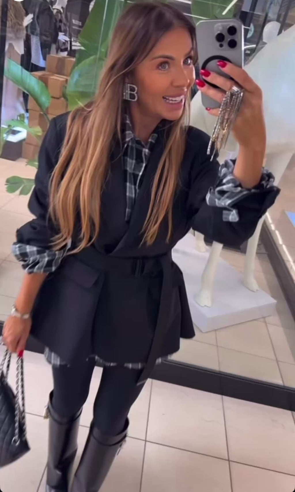 Legginsy czarne modelujące EMO