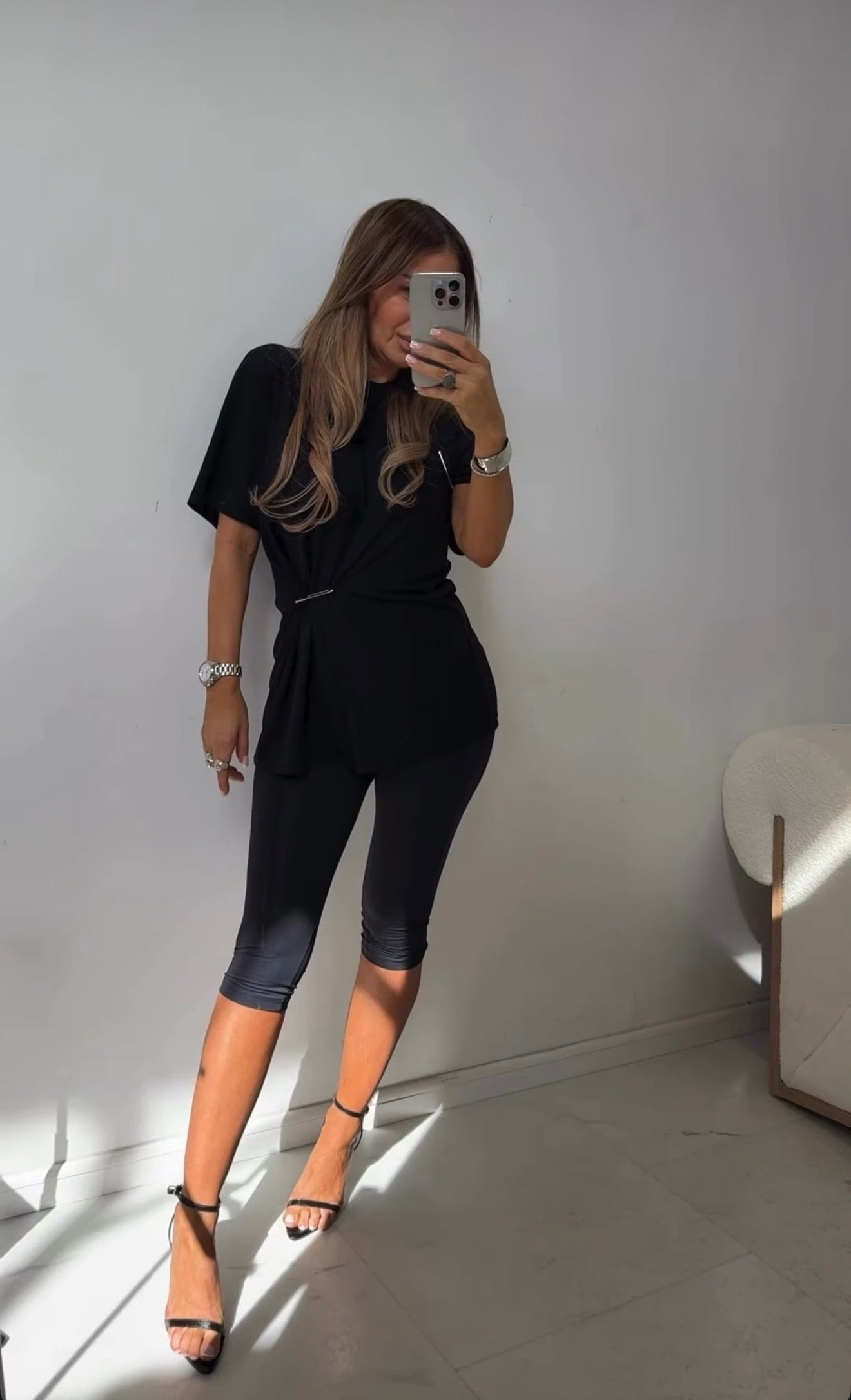 Rybaczki - Czarny EMO - Veretti Boutique