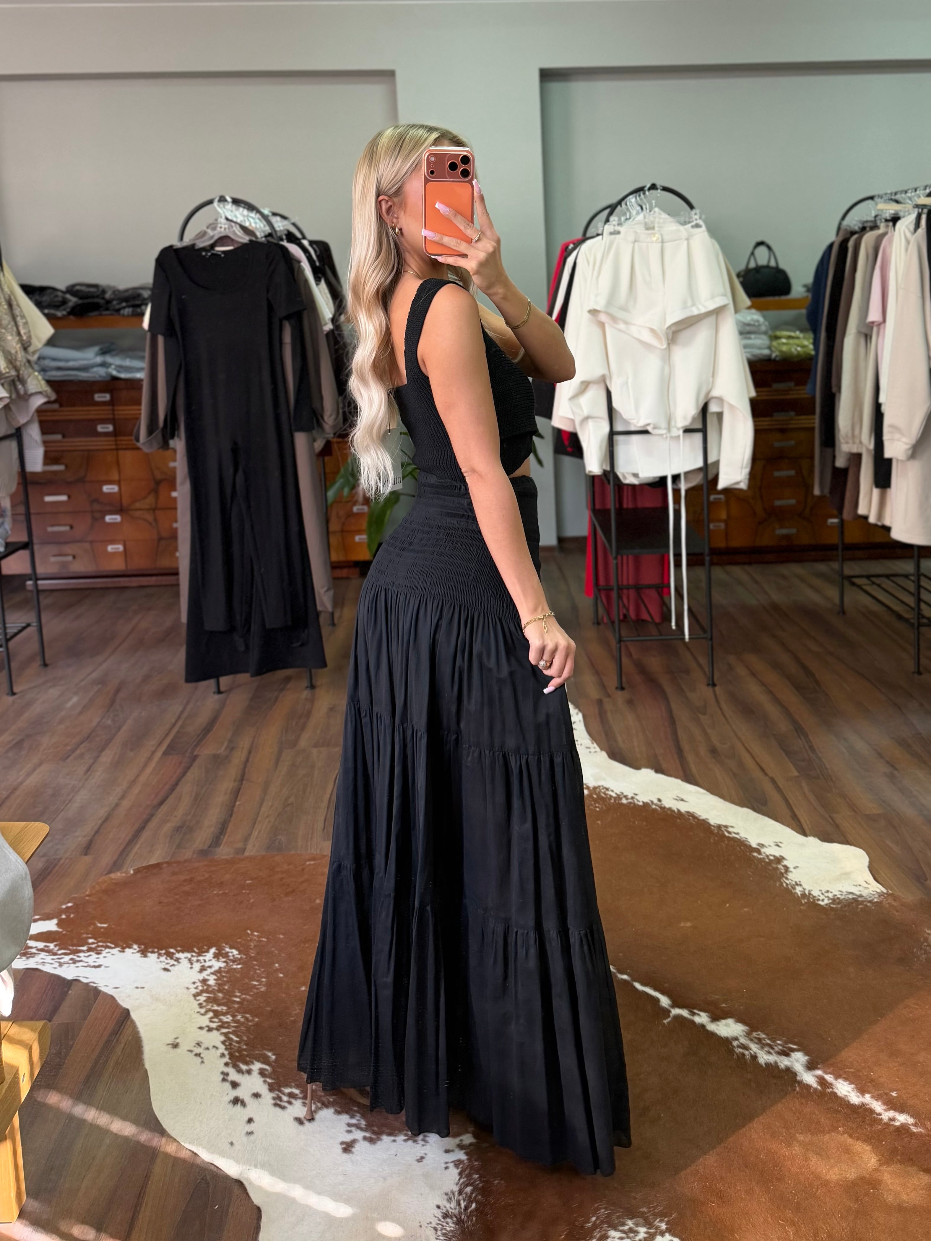 Spódniczka midi 100% bawełna EMO - Veretti Boutique
