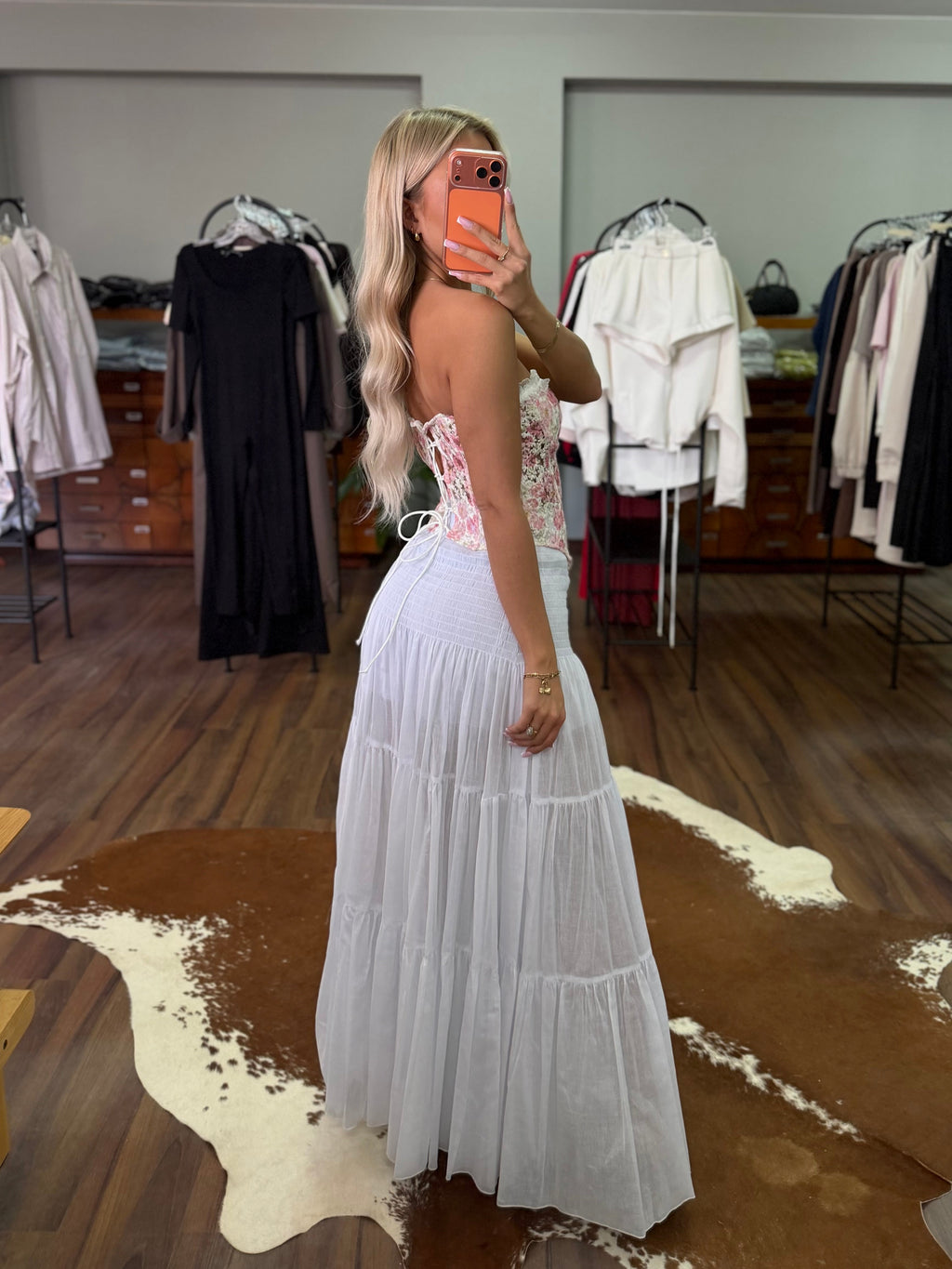 Spódniczka midi 100% bawełna EMO - Veretti Boutique